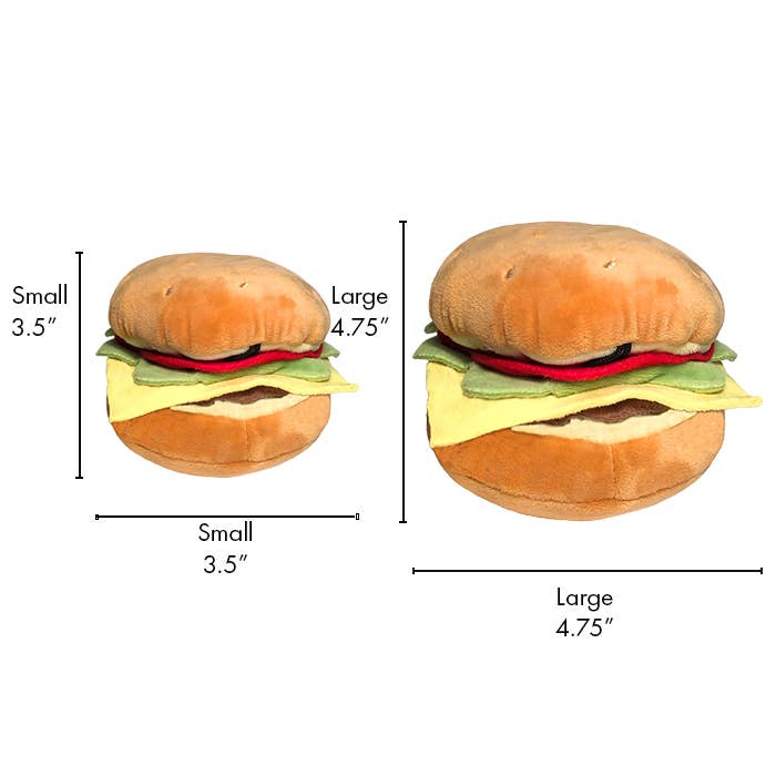 Huxley & Kent - Hamburger Dog Toy: Large