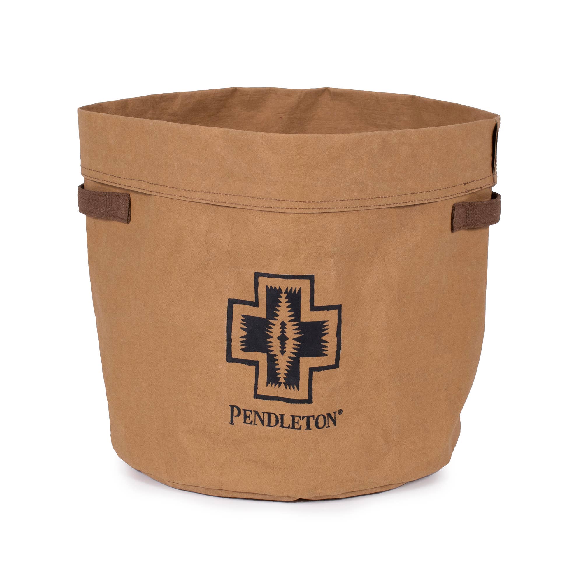 Pendleton Washable Paper Toy Bucket: Grey