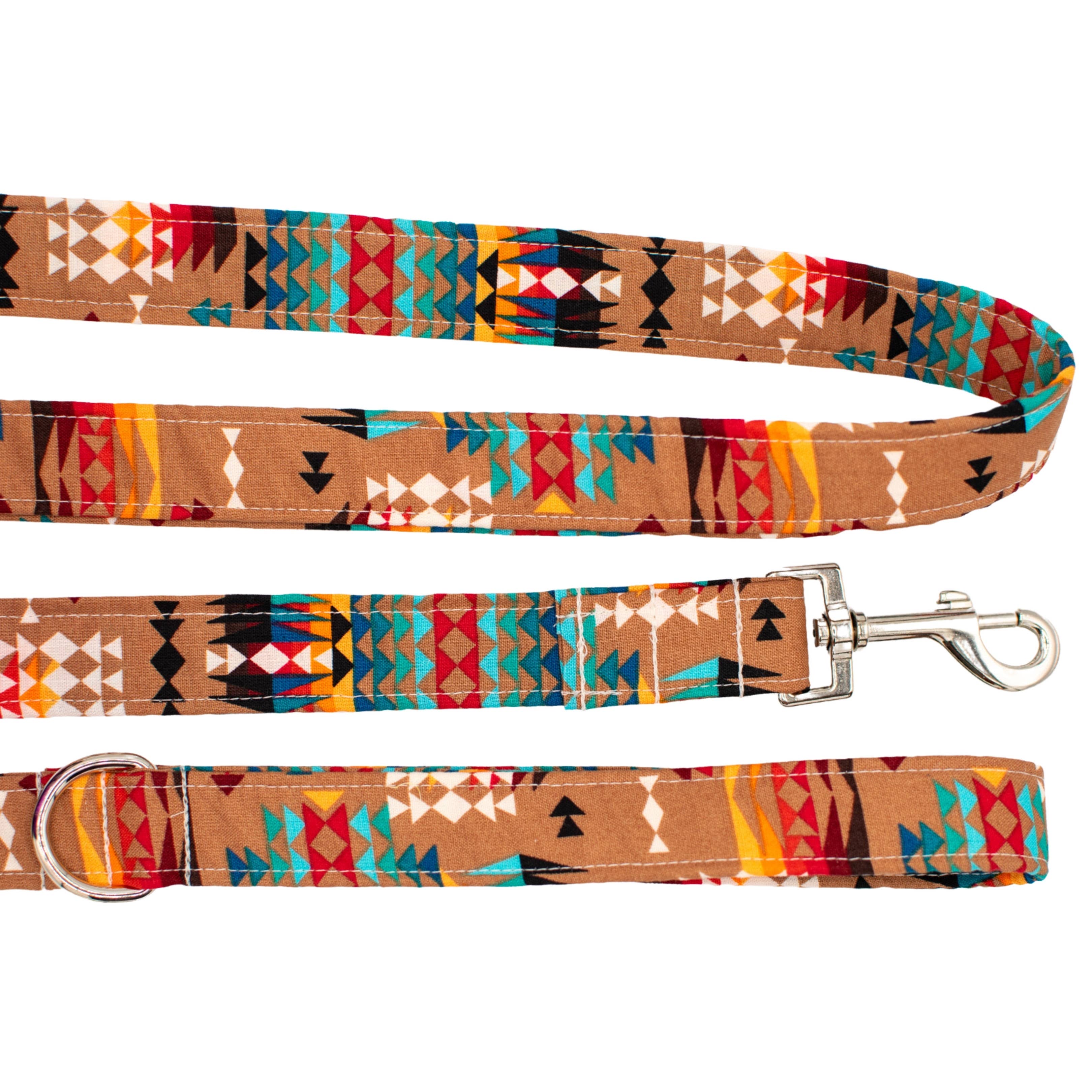 The Oxford Dog - Southwest Desert Dog Collar handmade by The Oxford Dog: Black Plastic / LARGE