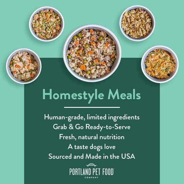 Portland Pet Food Company - Rosie's Beef N Rice Homestyle Dog Meal