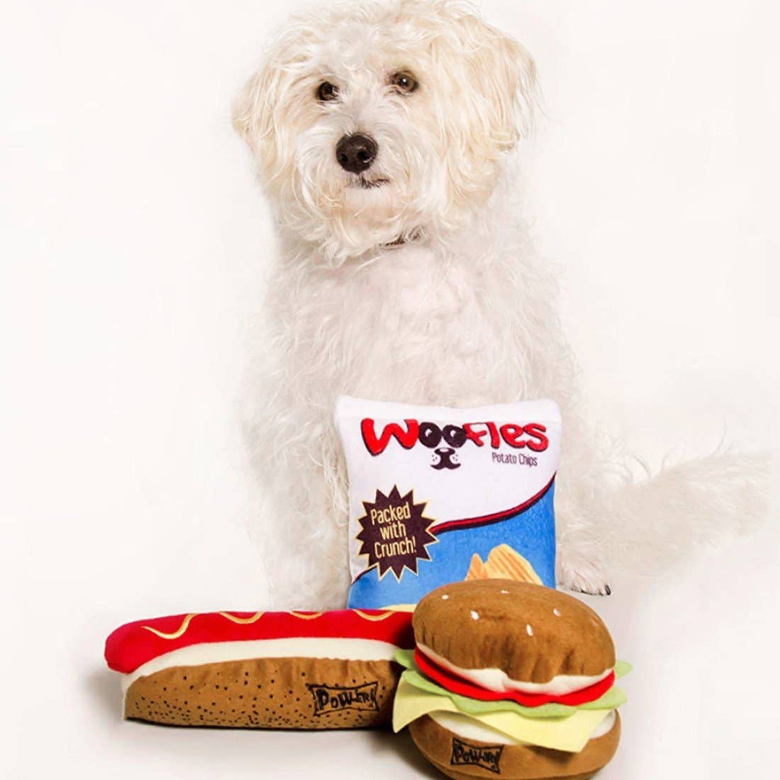 Huxley & Kent - Hamburger Dog Toy: Large
