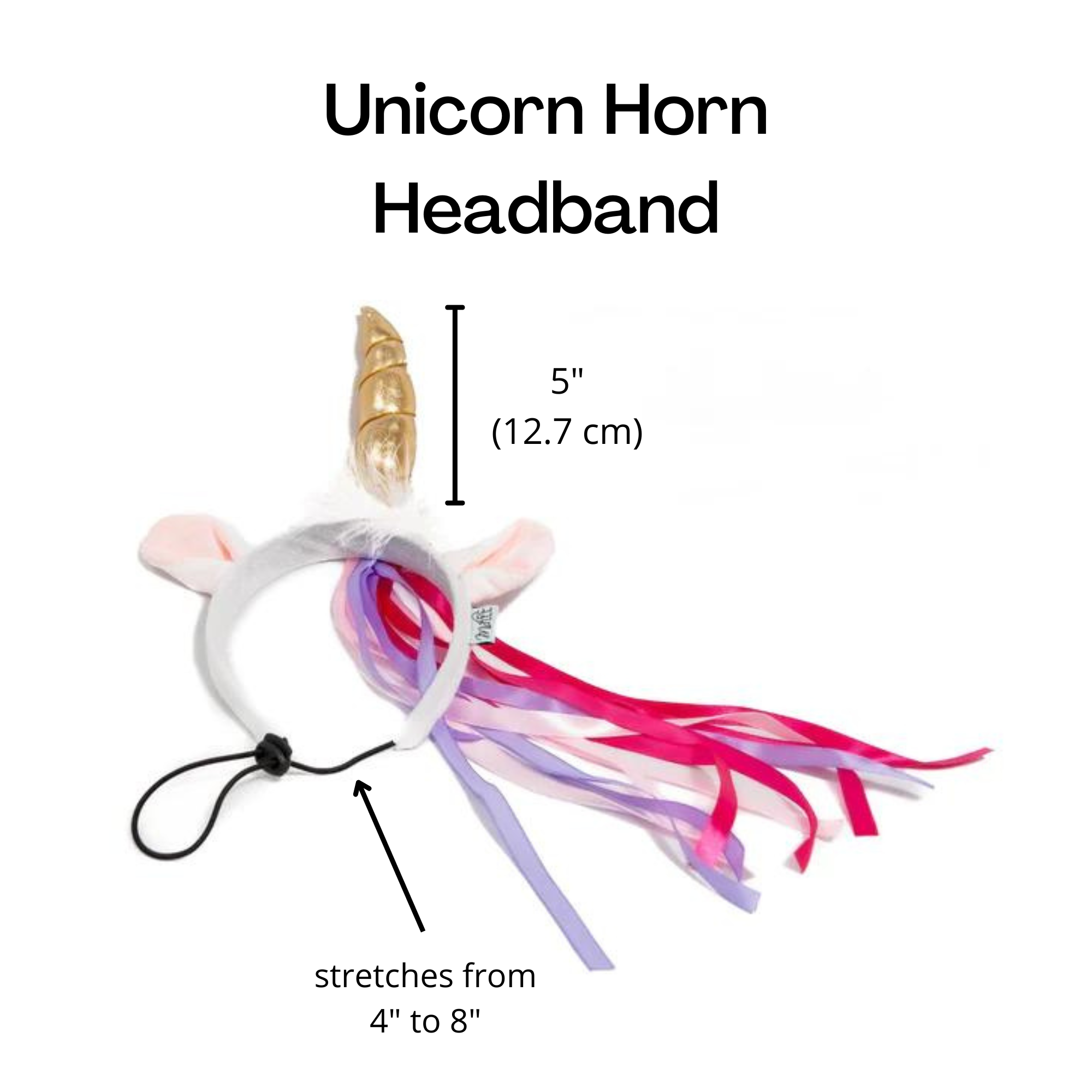 Midlee Designs - Midlee Dog Unicorn Headband Halloween Costume