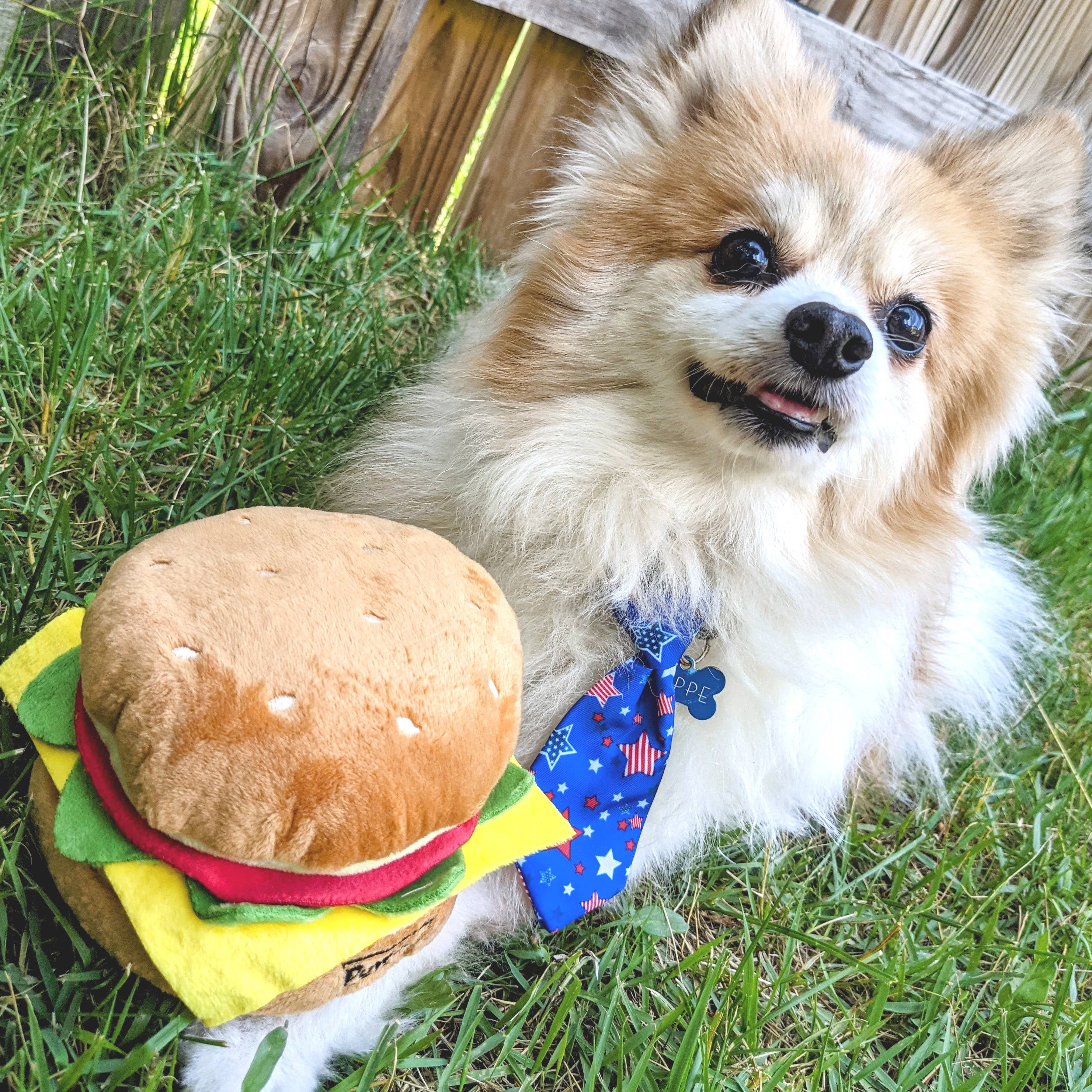 Huxley & Kent - Hamburger Dog Toy: Small