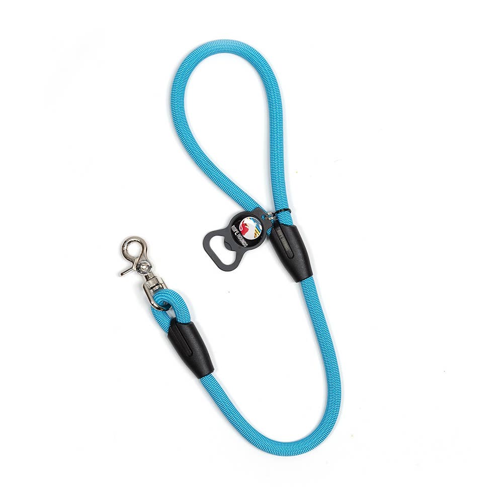 Rope Hounds - 2' Dog Traffic Lead - Blues: Starlight Blue