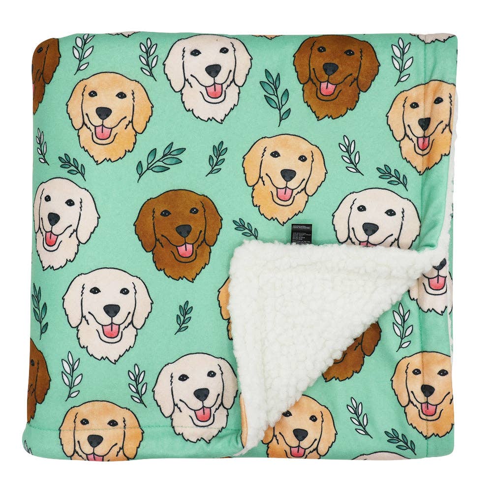 SASSY WOOF - Blanket - Glam Goldens