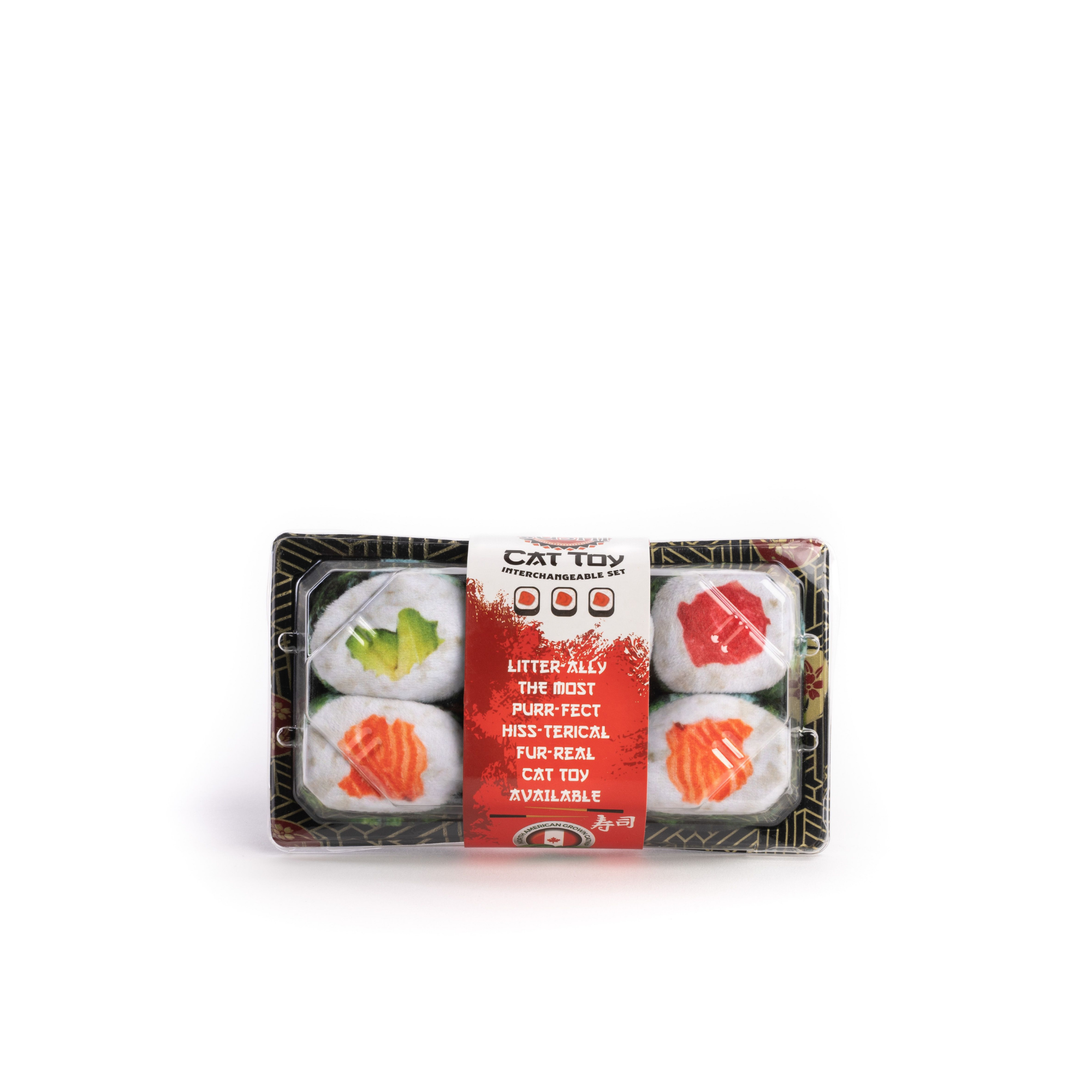 fabdog - Sushi Roll Cat Toy: Default Title