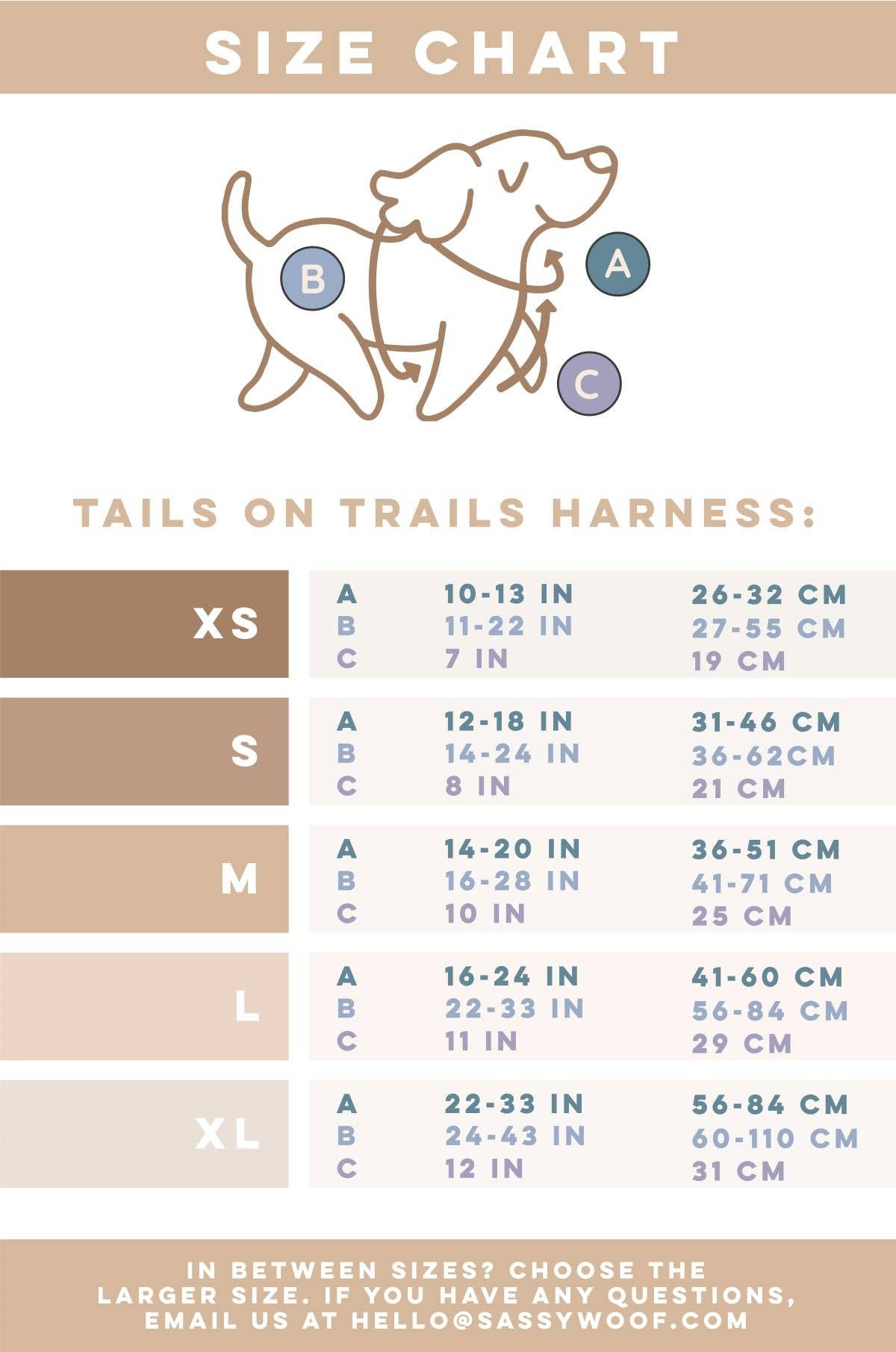 SASSY WOOF - Dog Adventure Harness - National Bark: XLarge