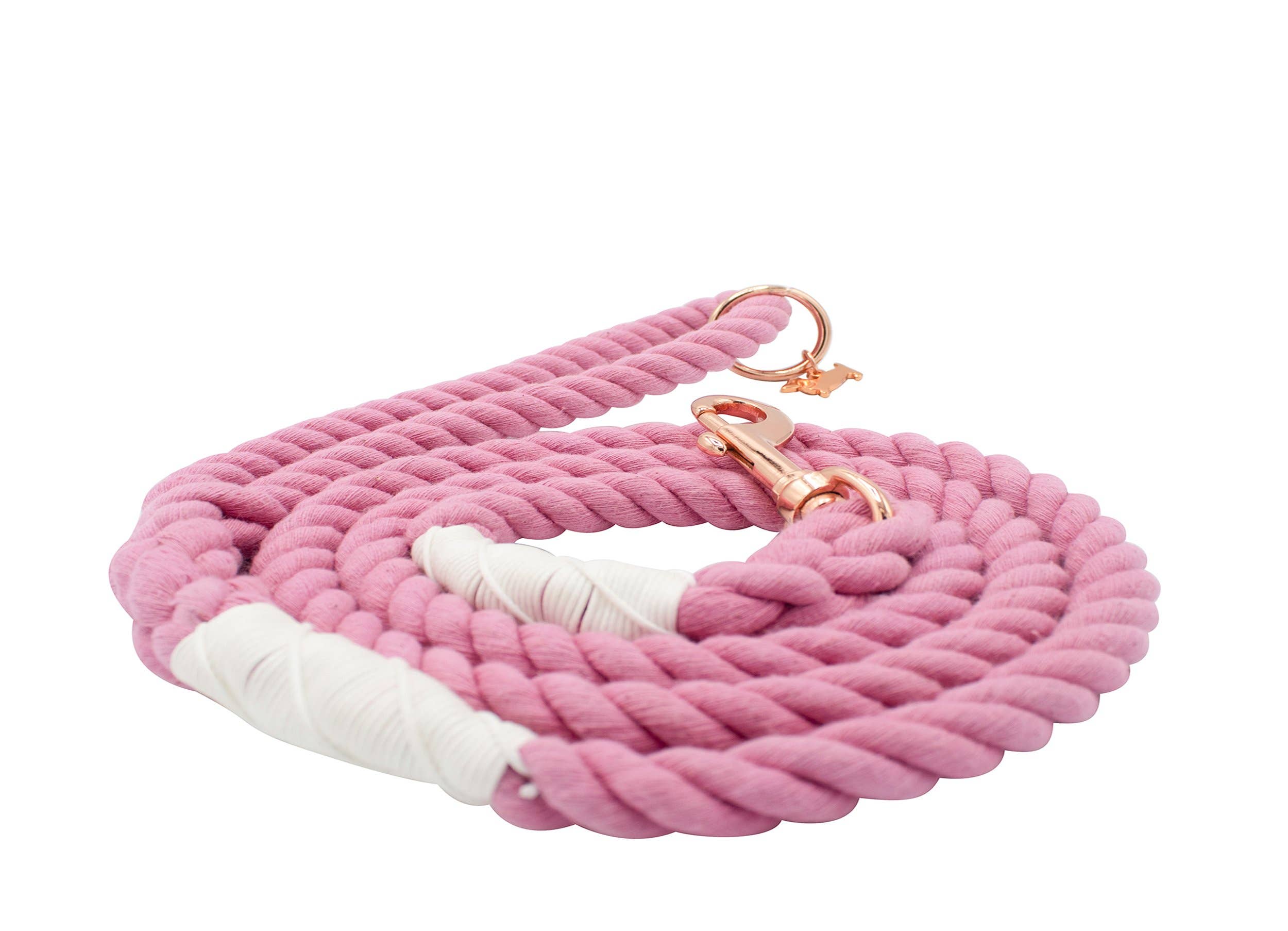 SASSY WOOF - Dog Rope Leash - Cotton Candy