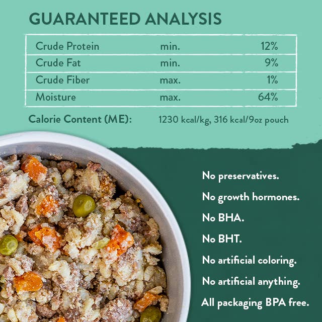 Portland Pet Food Company - Rosie's Beef N Rice Homestyle Dog Meal