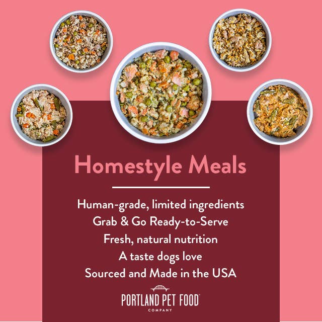 Portland Pet Food Company - Wally's Salmon N' Rice Homestyle Dog Meal