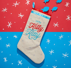 Here Kitty Kitty Cat Stocking