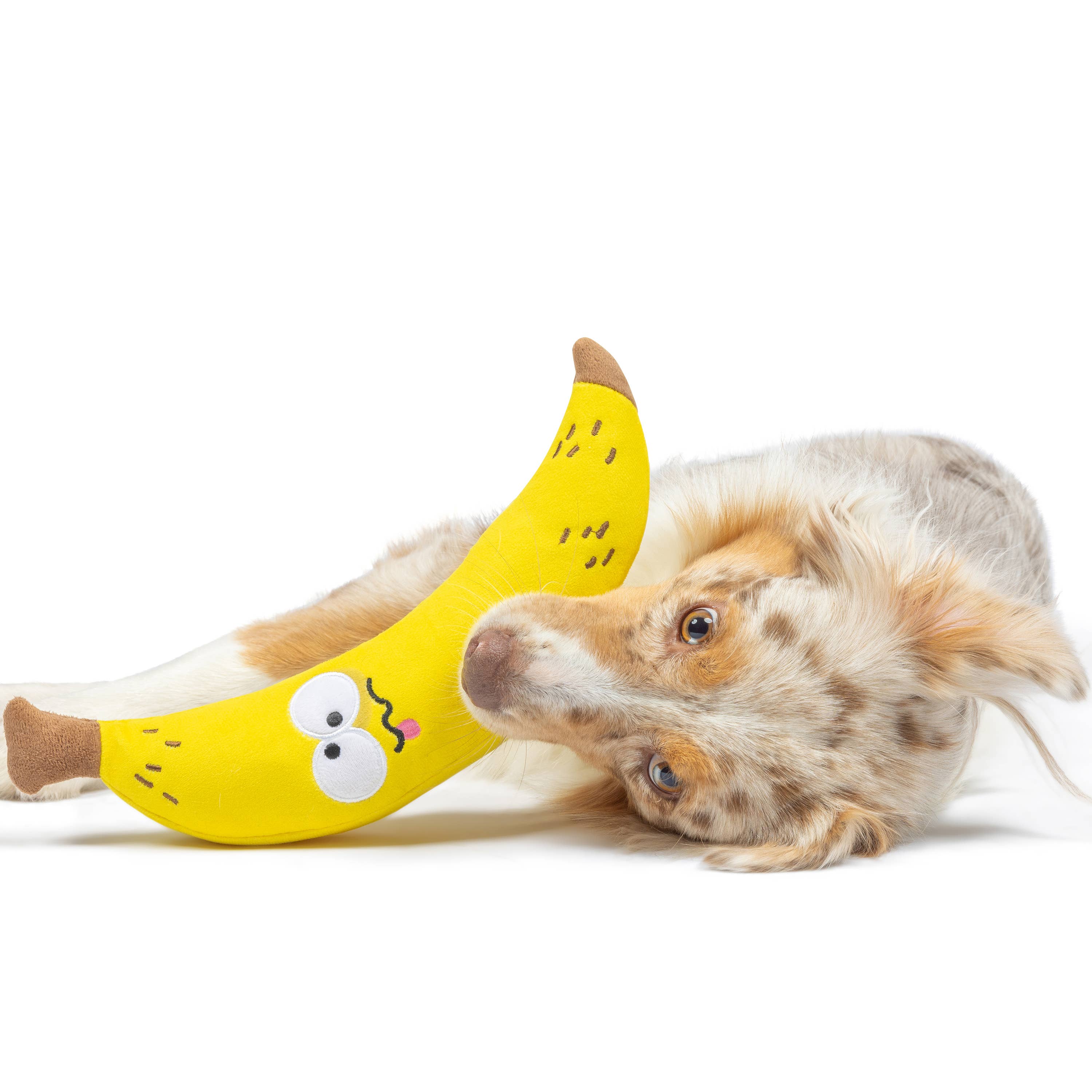 Huxley & Kent - Fetchies® Bruiser Banana Dog Toy: Small