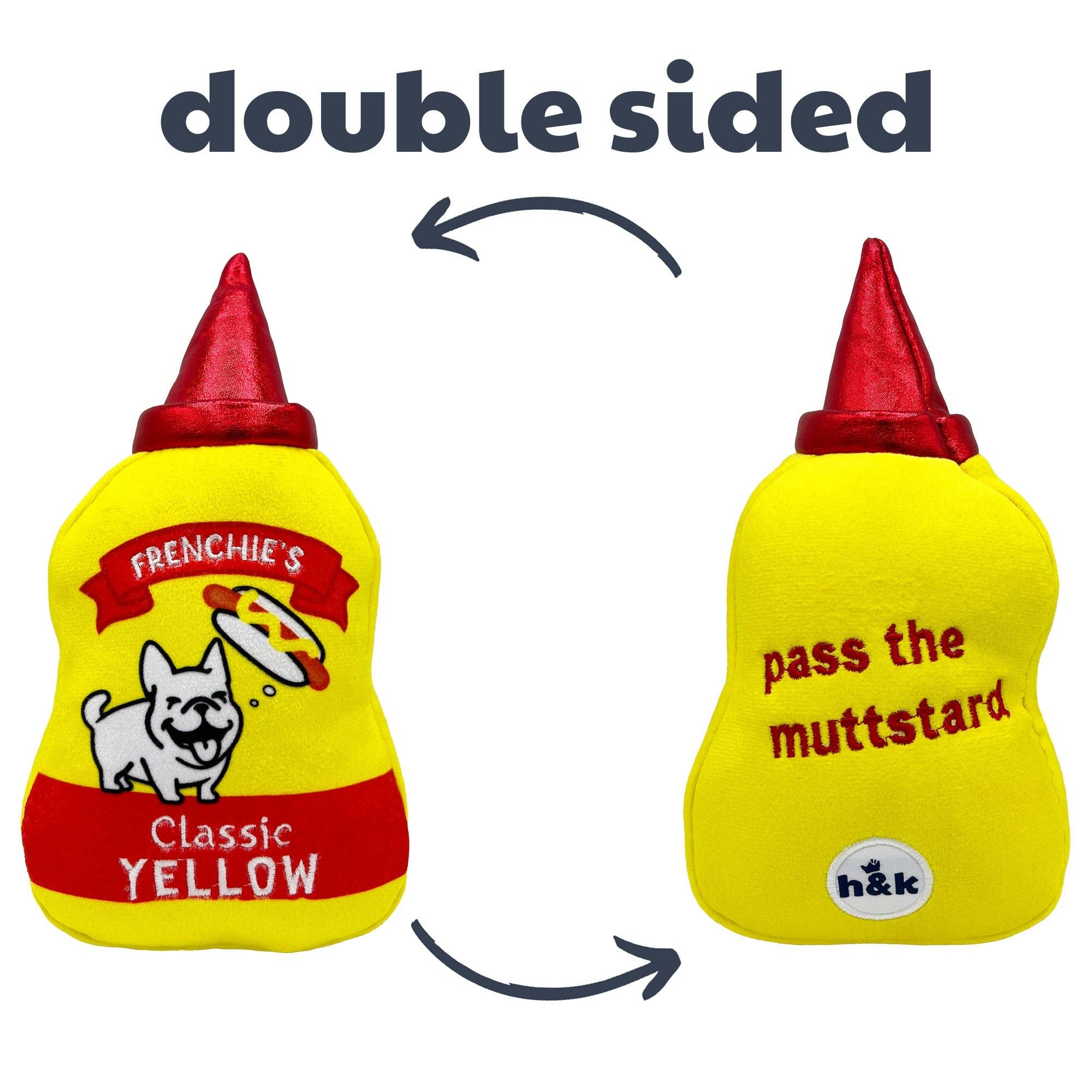 Huxley & Kent - Frenchie's Muttstard (Double Sided) For Dogs: Large