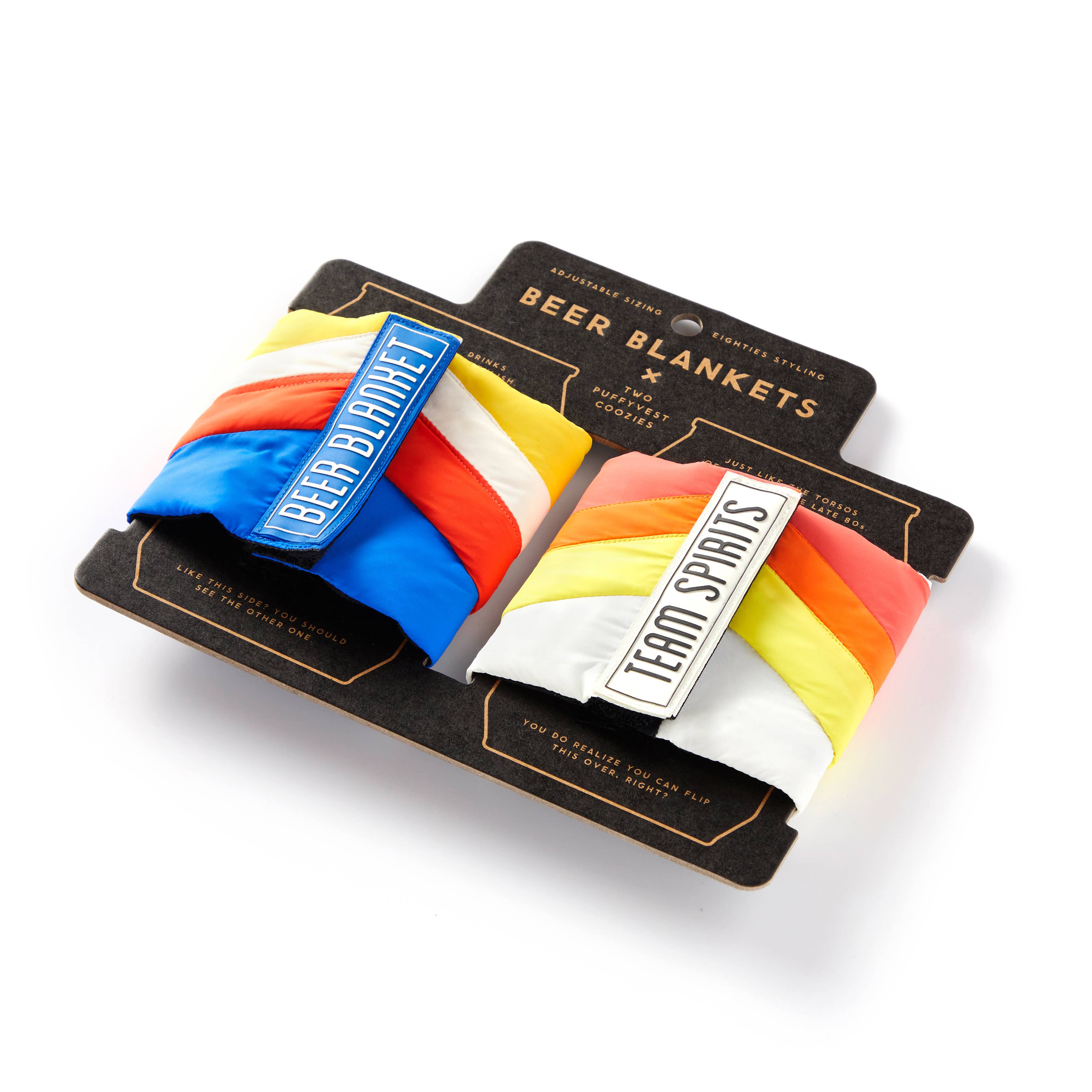 Beer Blanket Puffyvest Coozie Set