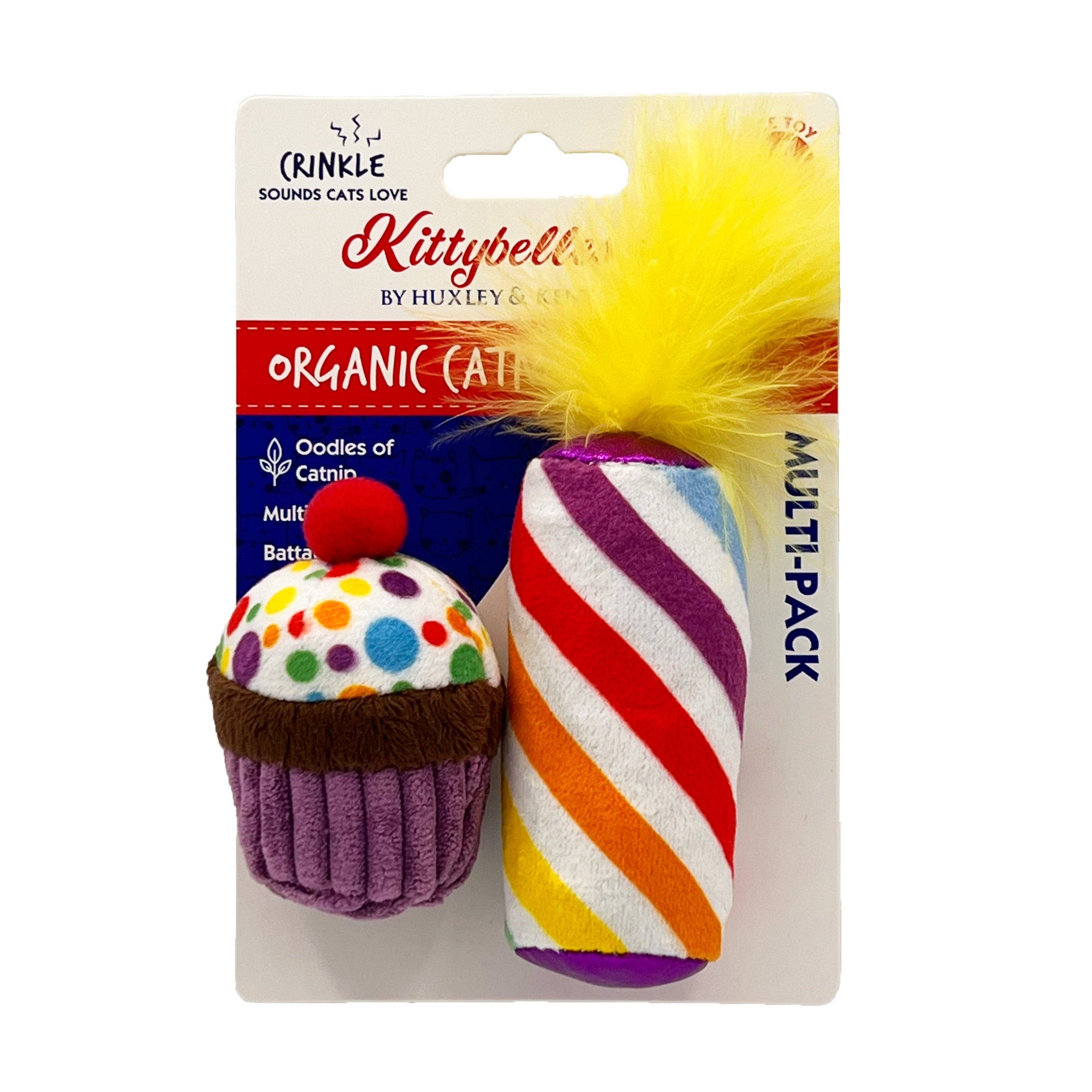 Huxley & Kent - Me-Wow Cupcake & Candle 2pk For Cats: One Size