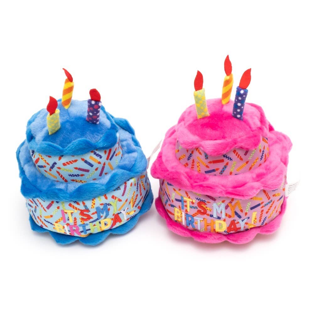 The Worthy Dog - Birthday Cake Toy: Large / Pink