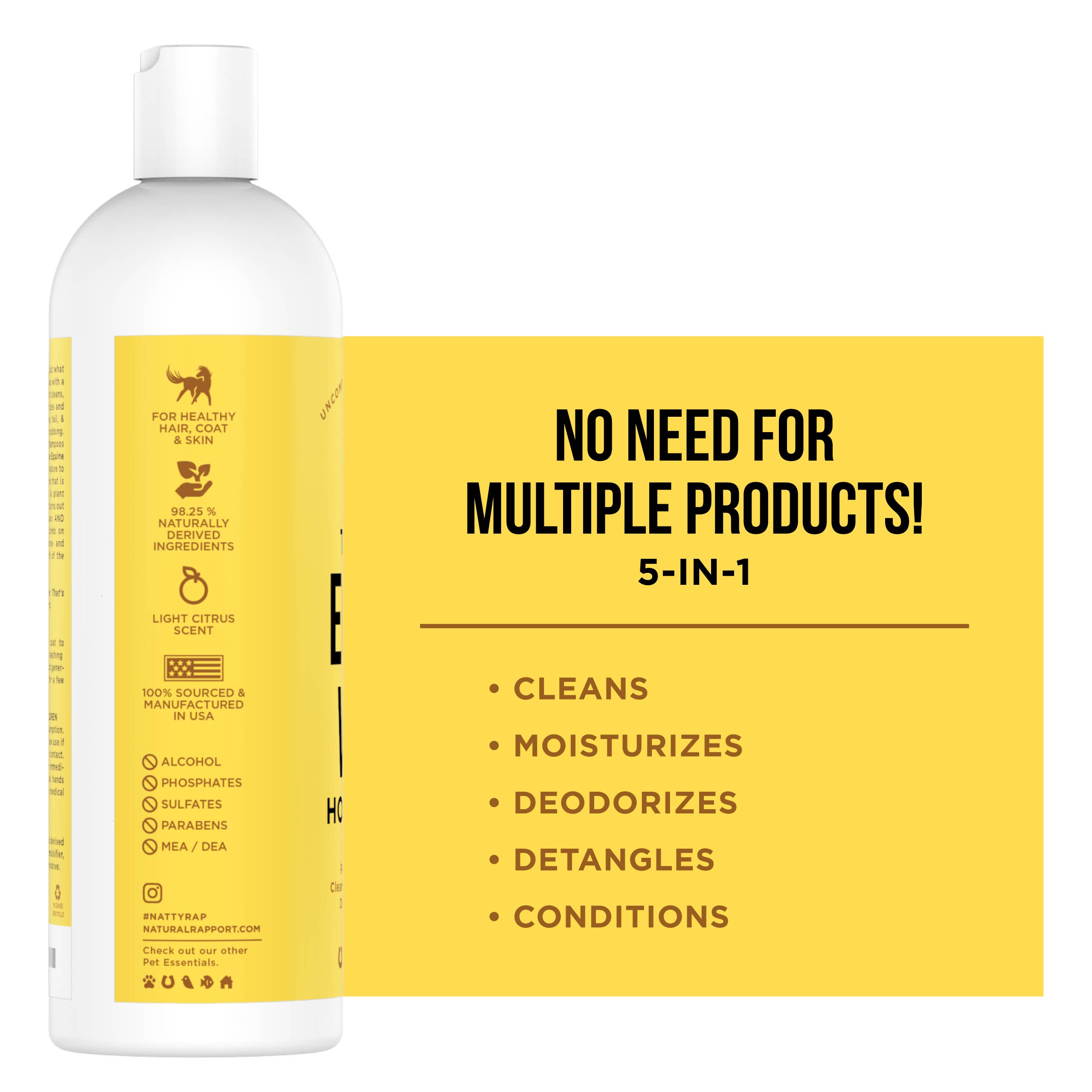 The Only Equine Wash Horses Need: 16 oz bottle