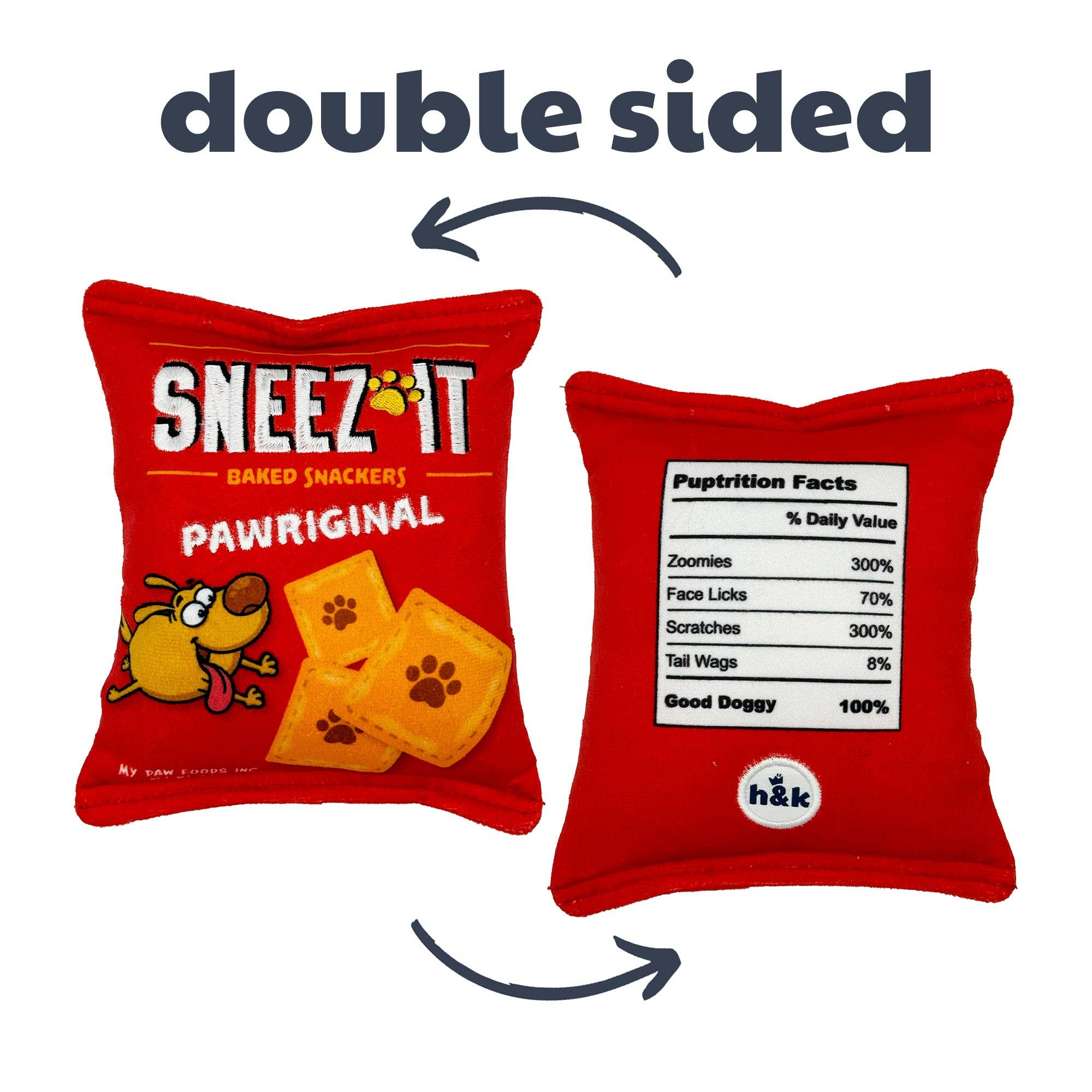 Huxley & Kent - Sneeze-It Dog Toy (Double Sided): Small