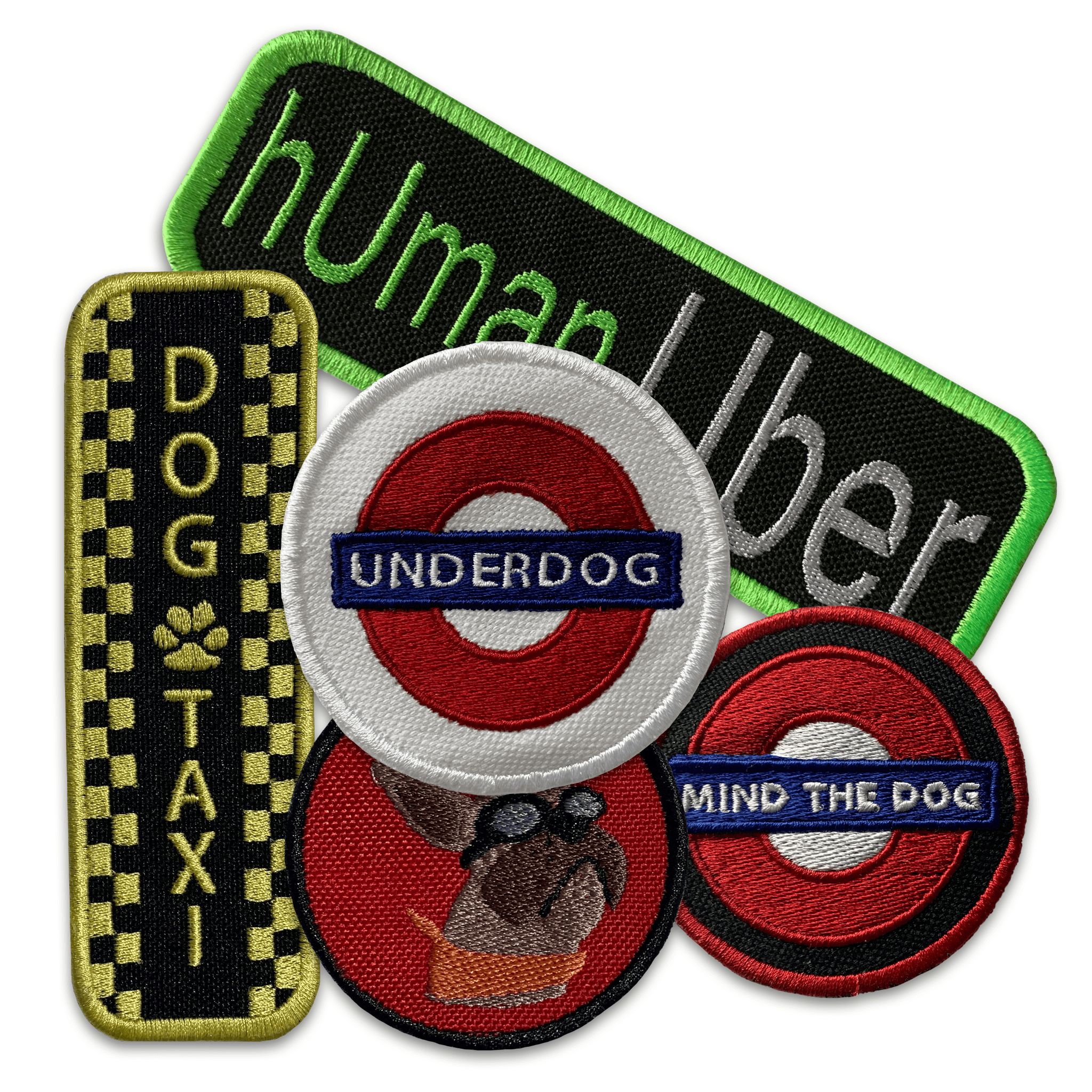 K9 Sport Sack - Assorted Patches: Ride or Die - Red- Circle / No