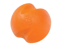 West Paw - Jive® Dog Toy Ball for Chew, and Fetch: XS orange