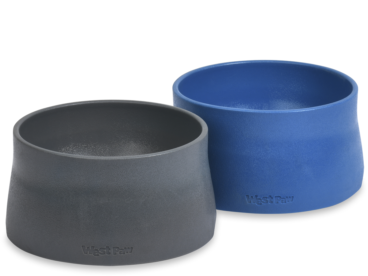 West Paw - No-Slip Dog Feeding Water Bowl: Sea Fog