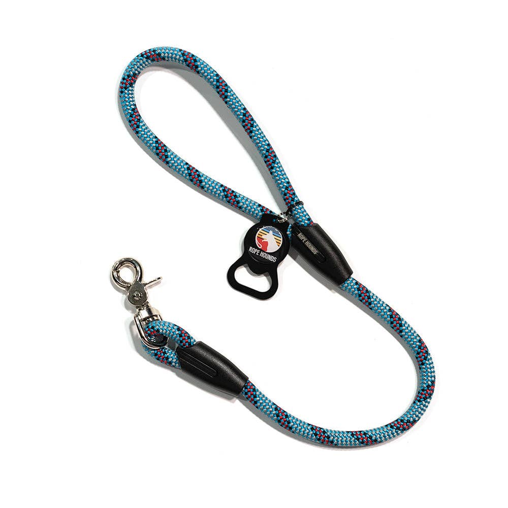 Rope Hounds - 2' Dog Traffic Lead - Blues: Cannonball