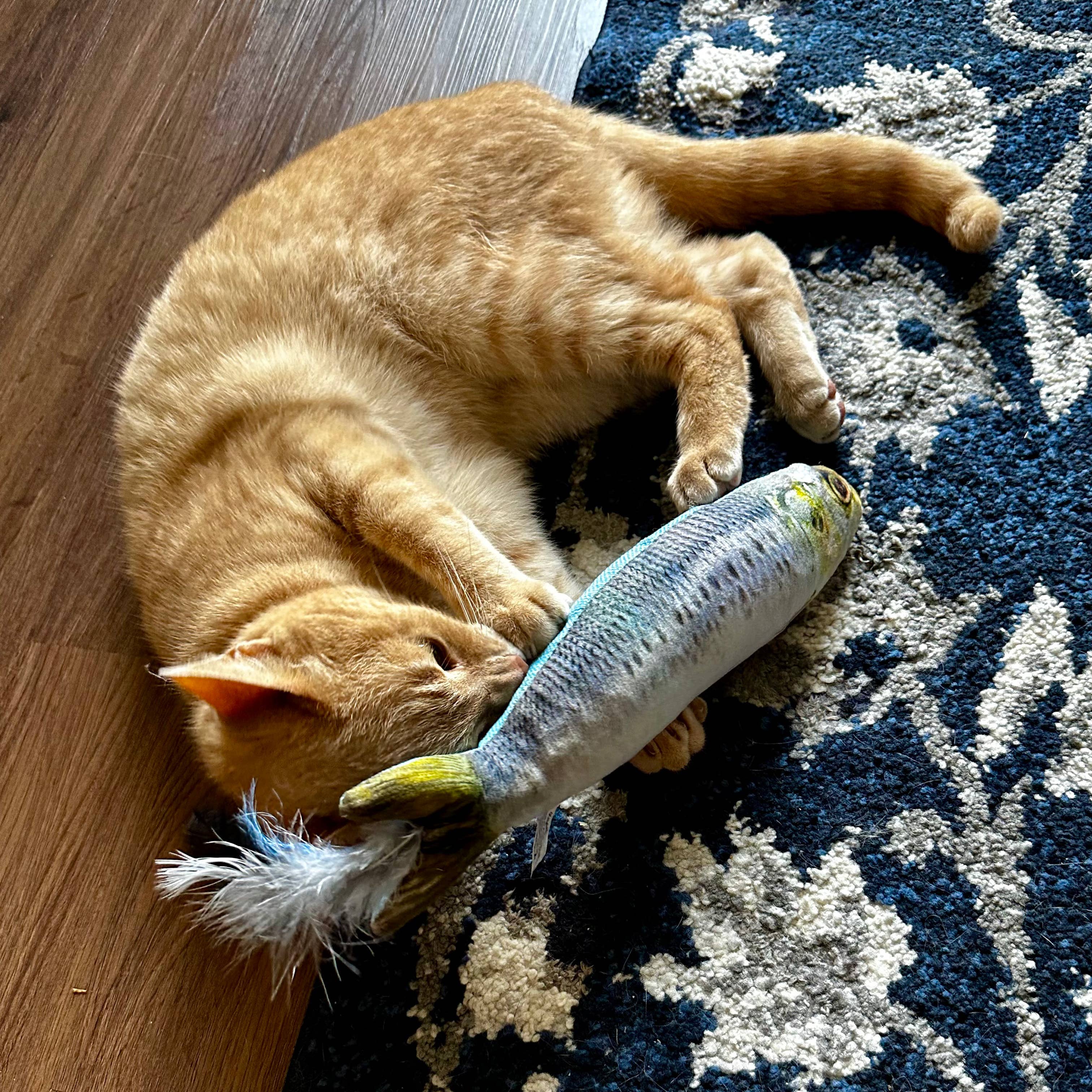 Huxley & Kent - Sardine Kicker Cat Toy: One Size