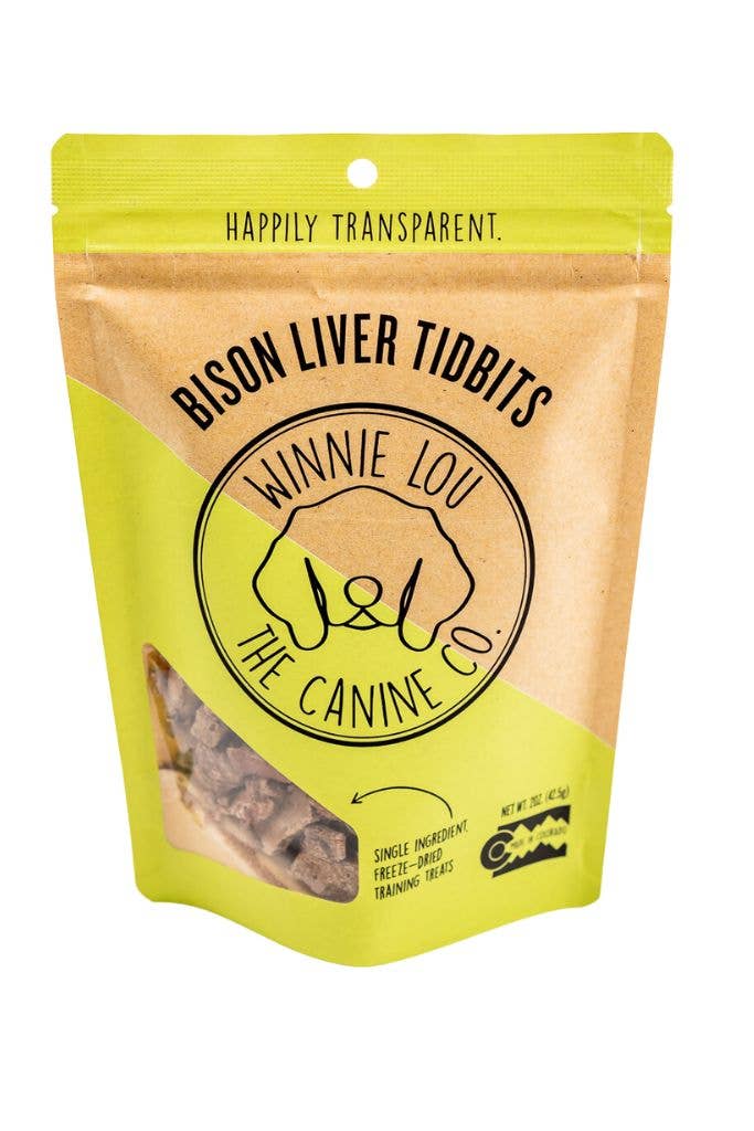 Winnie Lou - The Canine Co. - Bison Liver Tidbits