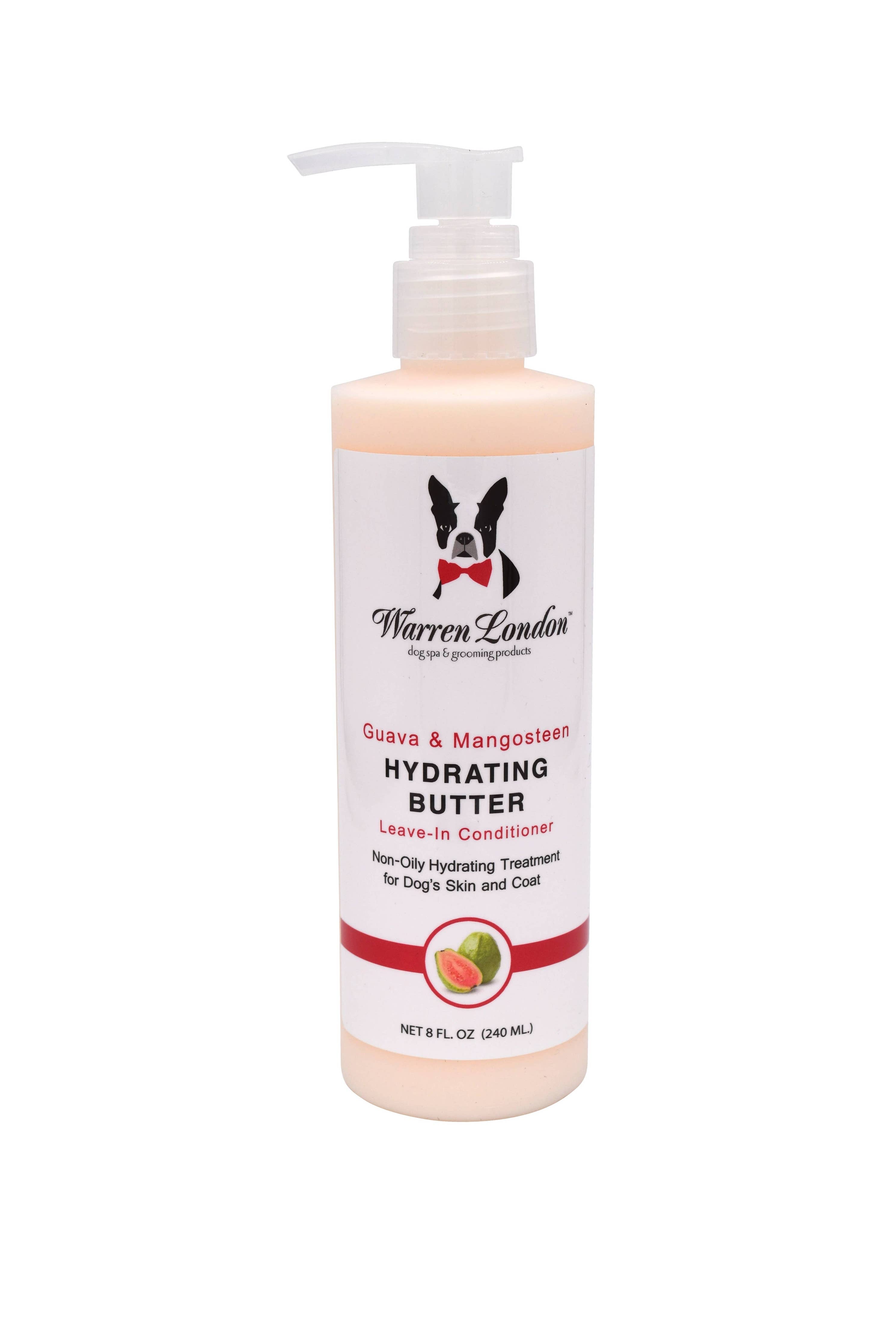 Warren London Dog Products - Hydrating Butter Leave-In Lotion - 3 Scents - 2 Sizes: Pomegranate & Acai / 8oz