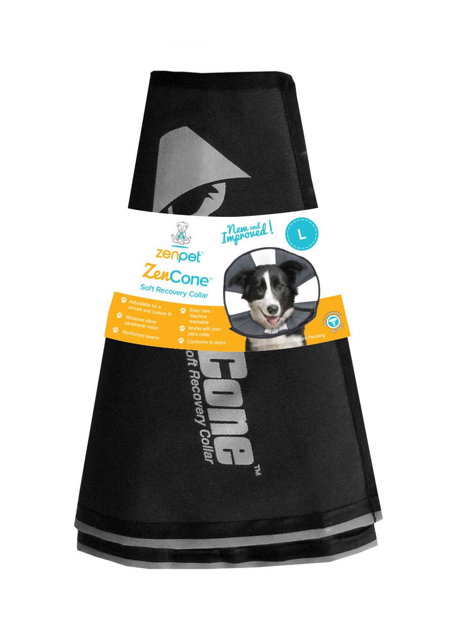 ZENPET - ZenCone - Soft Recovery Collar with Windows: Medium (12-15 in.)