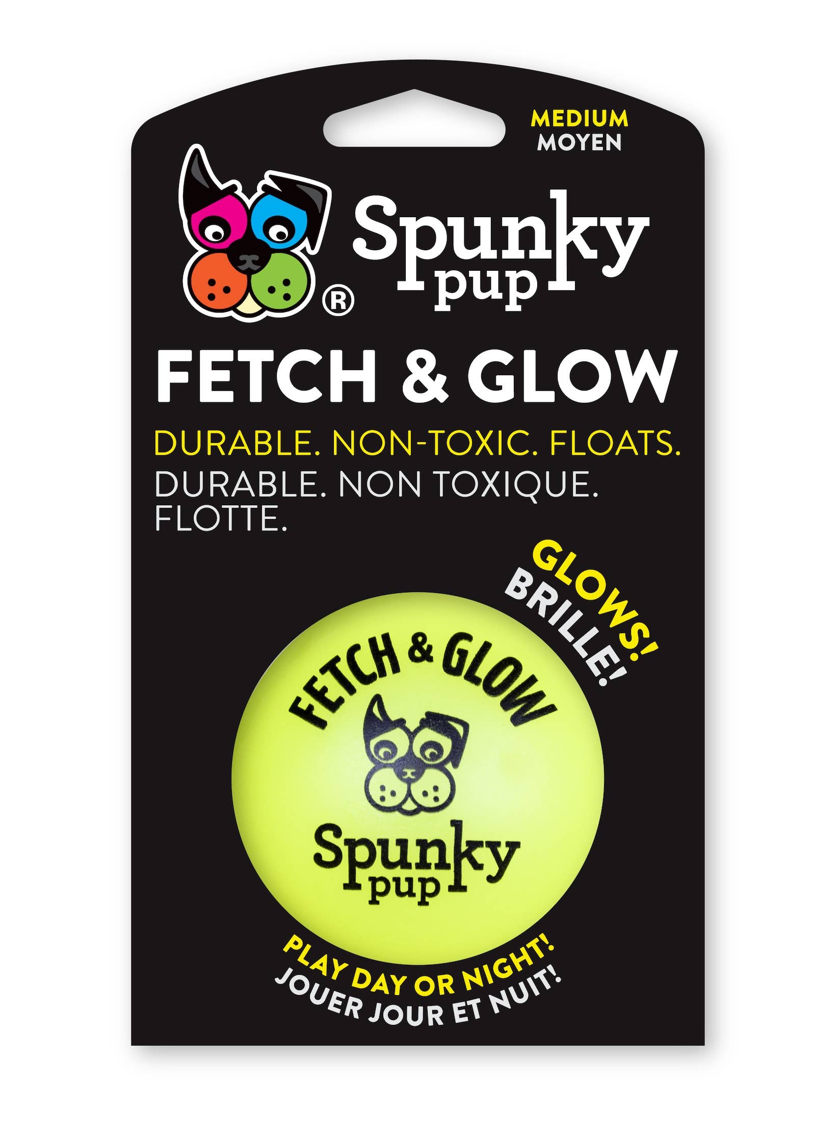 Spunky Pup - Fetch and Glow Ball: Large