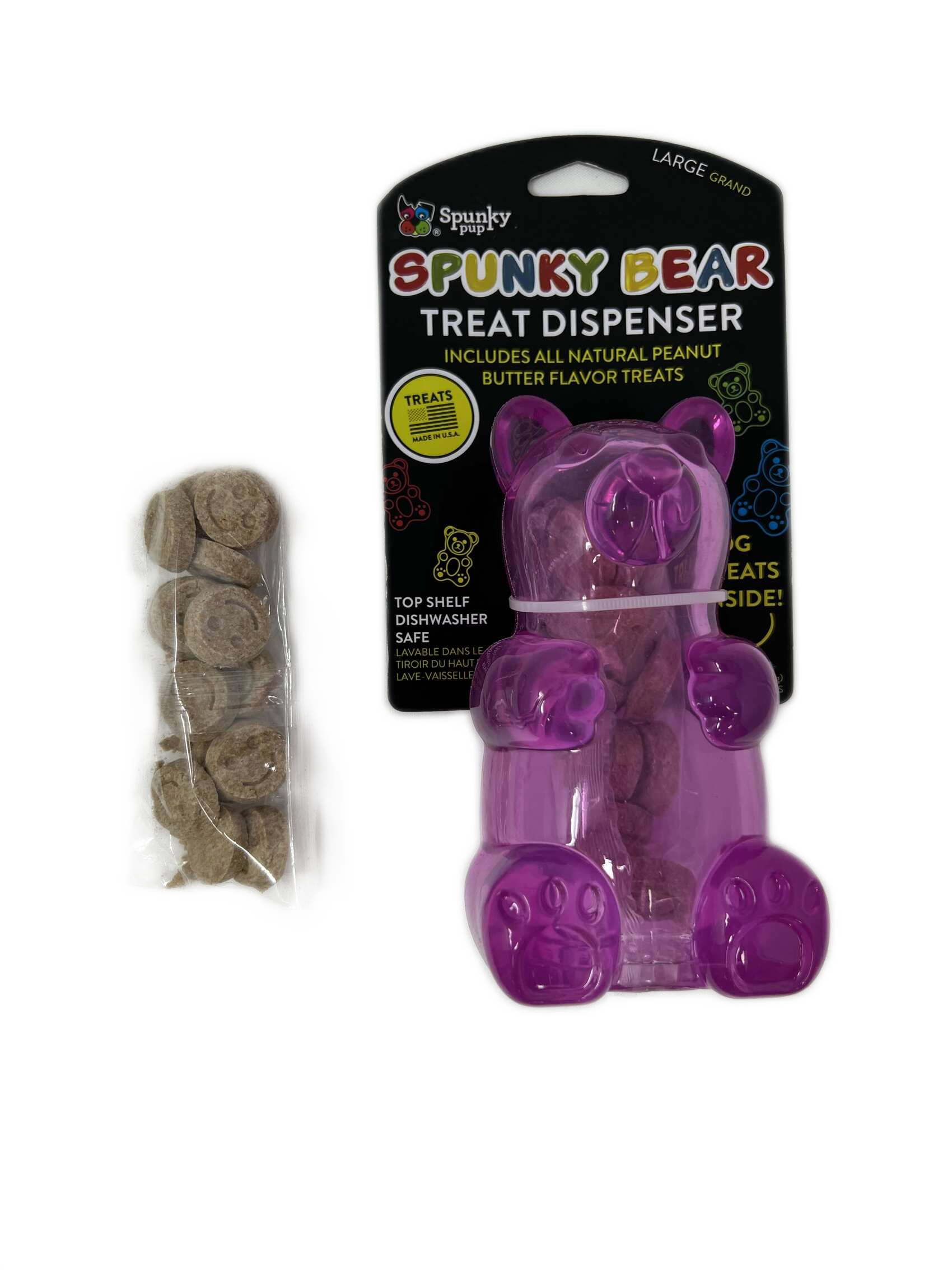 Spunky Pup - Spunky's Gummy Bears: Small / Squeaky
