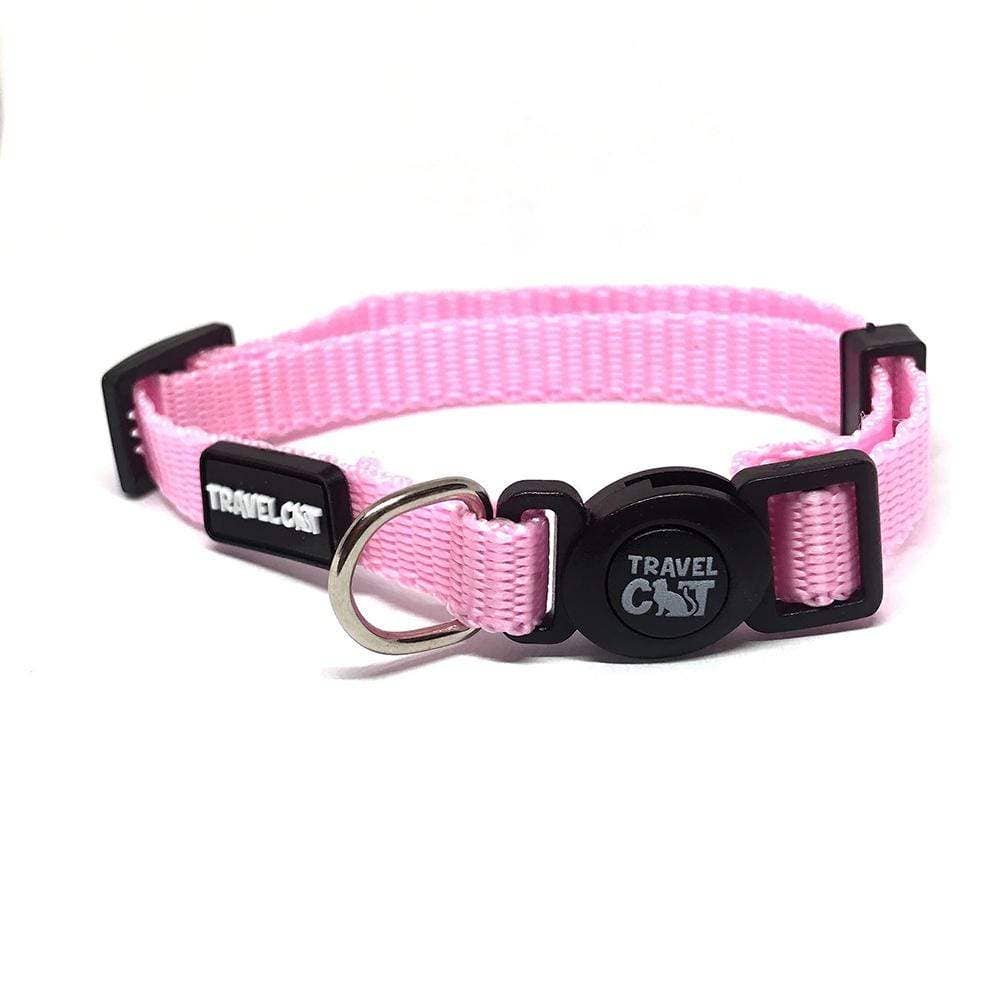 Travel Cat Breakaway Cat Collar: Reflective Black