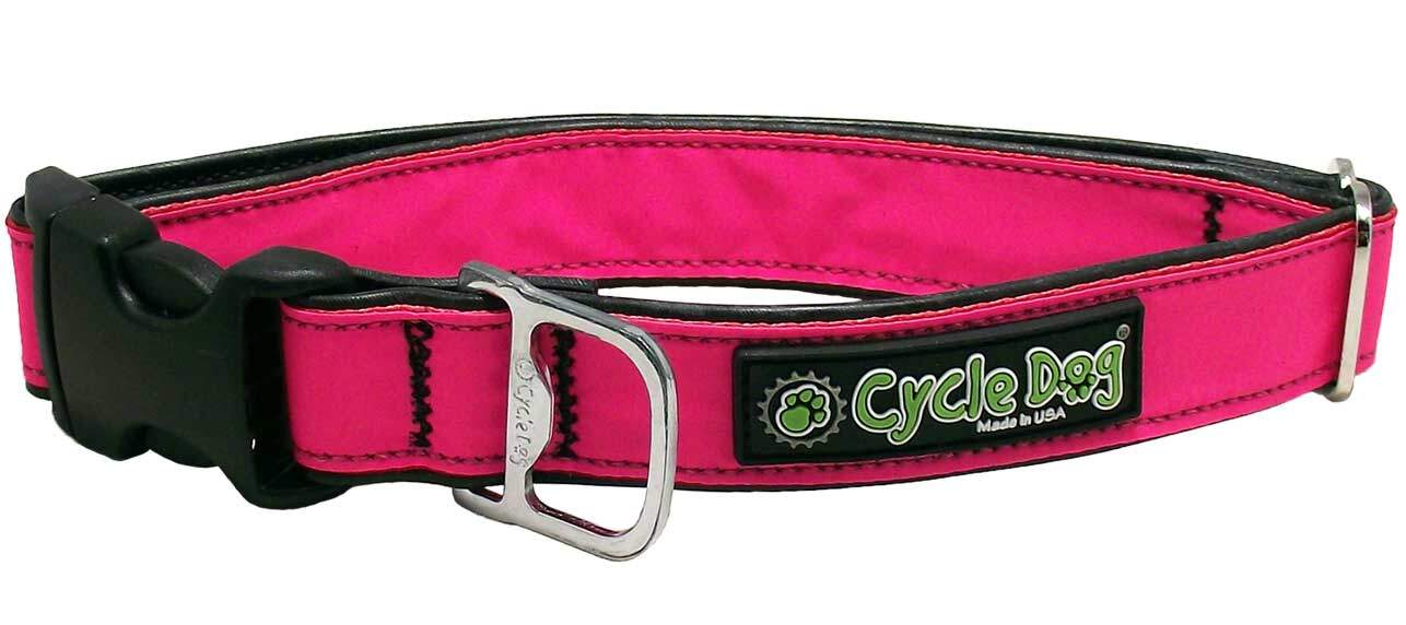 Cycle Dog Hot Pink MAX Reflective Dog Collar