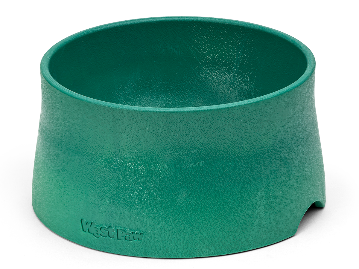 West Paw - No-Slip Dog Feeding Water Bowl: Sea Fog