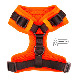 SASSY WOOF - Dog Adjustable Harness - Neon Orange: XXS