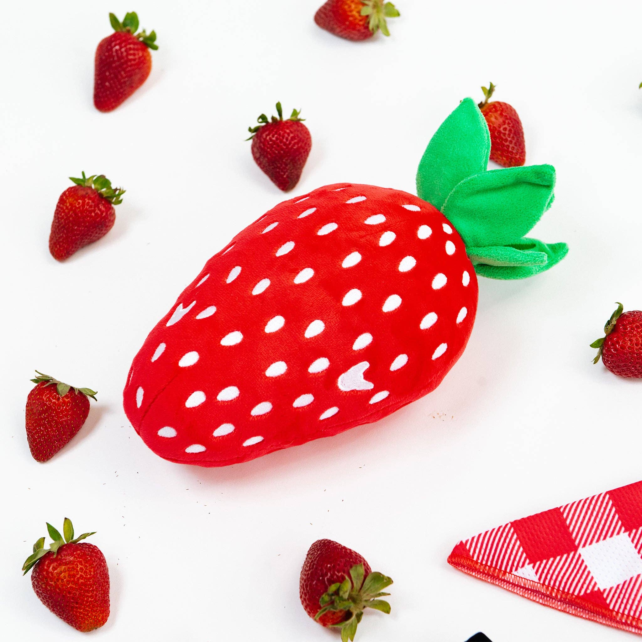 Frenchie - Frenchie Plush Toy - Strawberry: OS