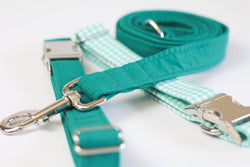 The Oxford Dog - Dog Leash | Matching Dog Leash | Dog Lead | 6 Foot Dog Leash: 3/4" / Green Geometric