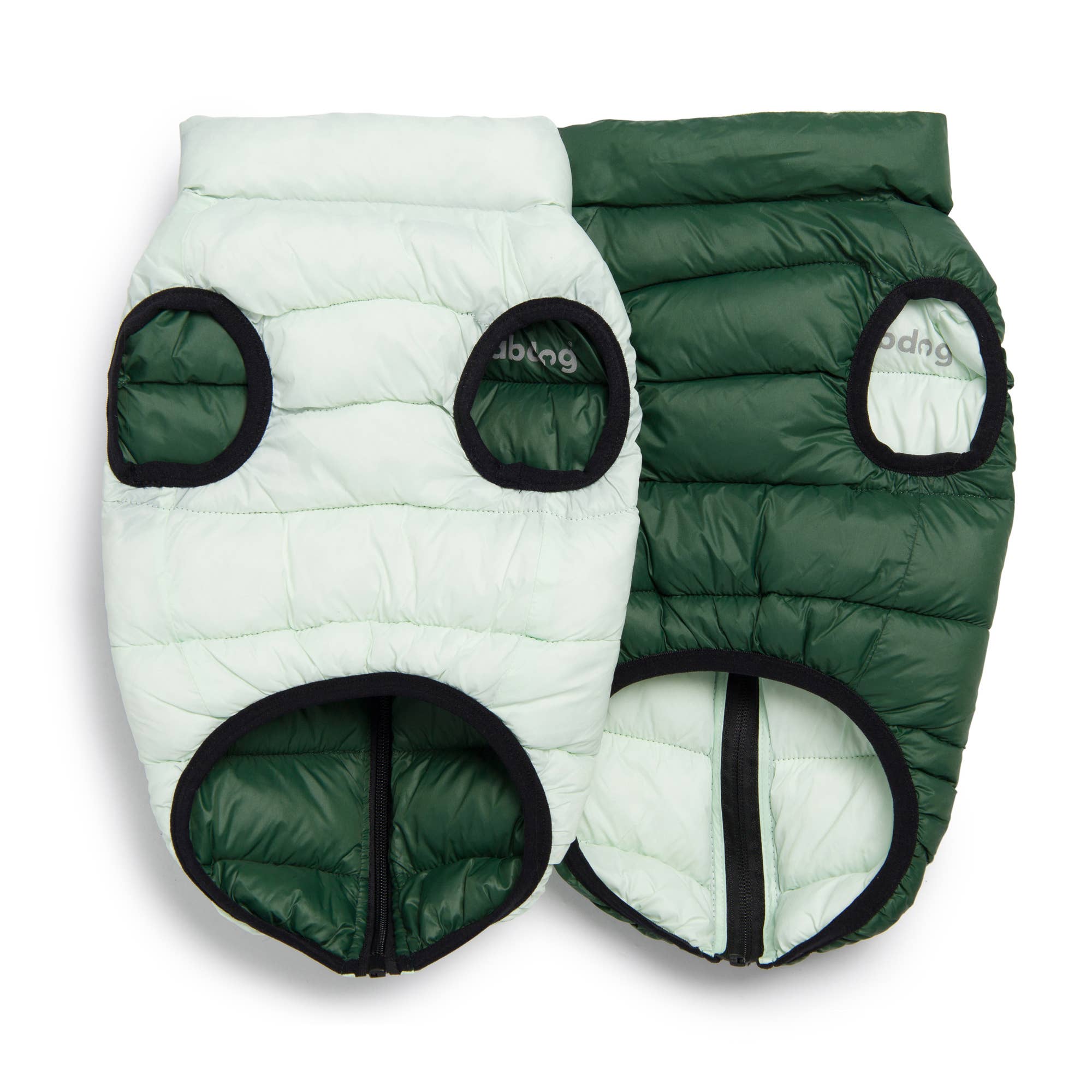 fabdog - Pack N' Go Reversible Puffer Green Combo: 22