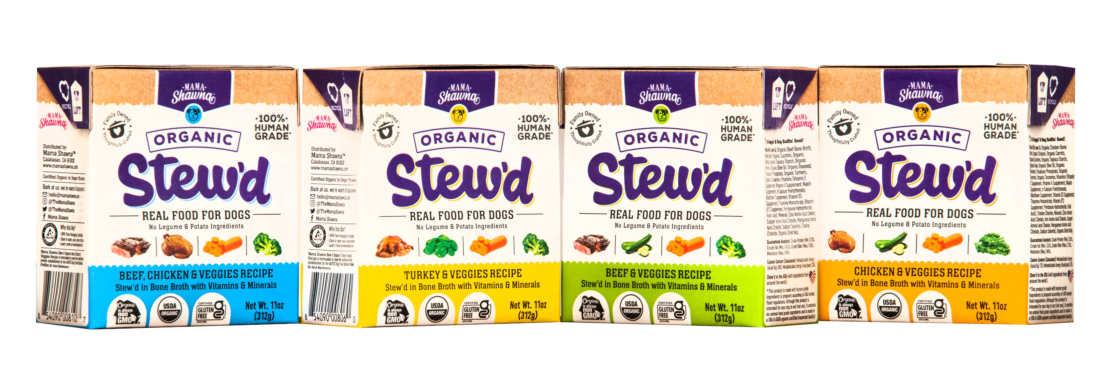 Mama Shawna - Stew'd Organic Dog Beef & Veggies Recipe: Purple