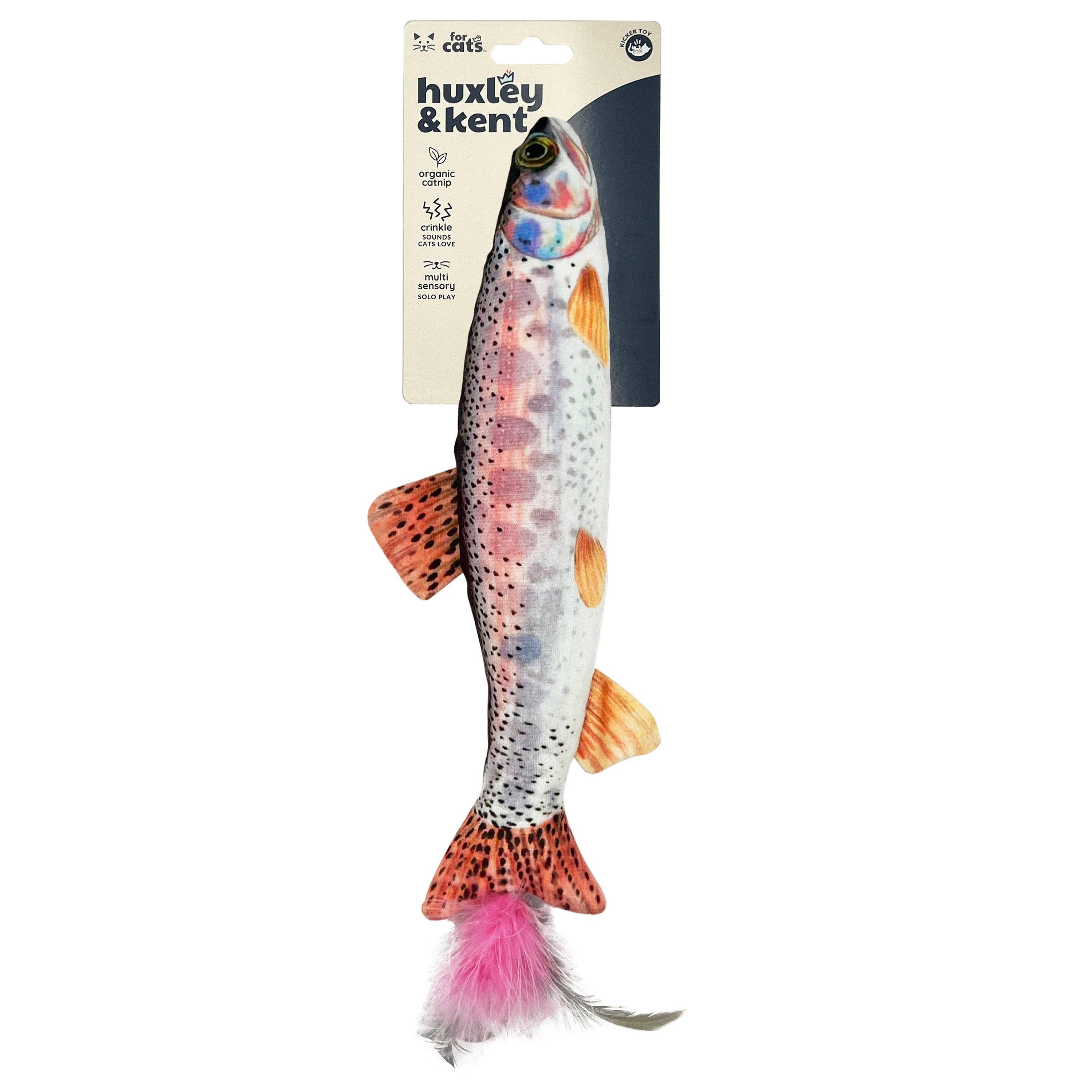 Huxley & Kent - Rainbow Trout Kicker Cat Toy: One Size