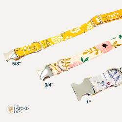 The Oxford Dog - Southwest Desert Dog Collar handmade by The Oxford Dog: Black Plastic / LARGE