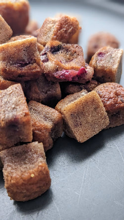 Chester's Dog Treats, LLC - CHESTER'S STRAWBERRY SHORTCAKE BITES FOR CORTISOL SUPPORT