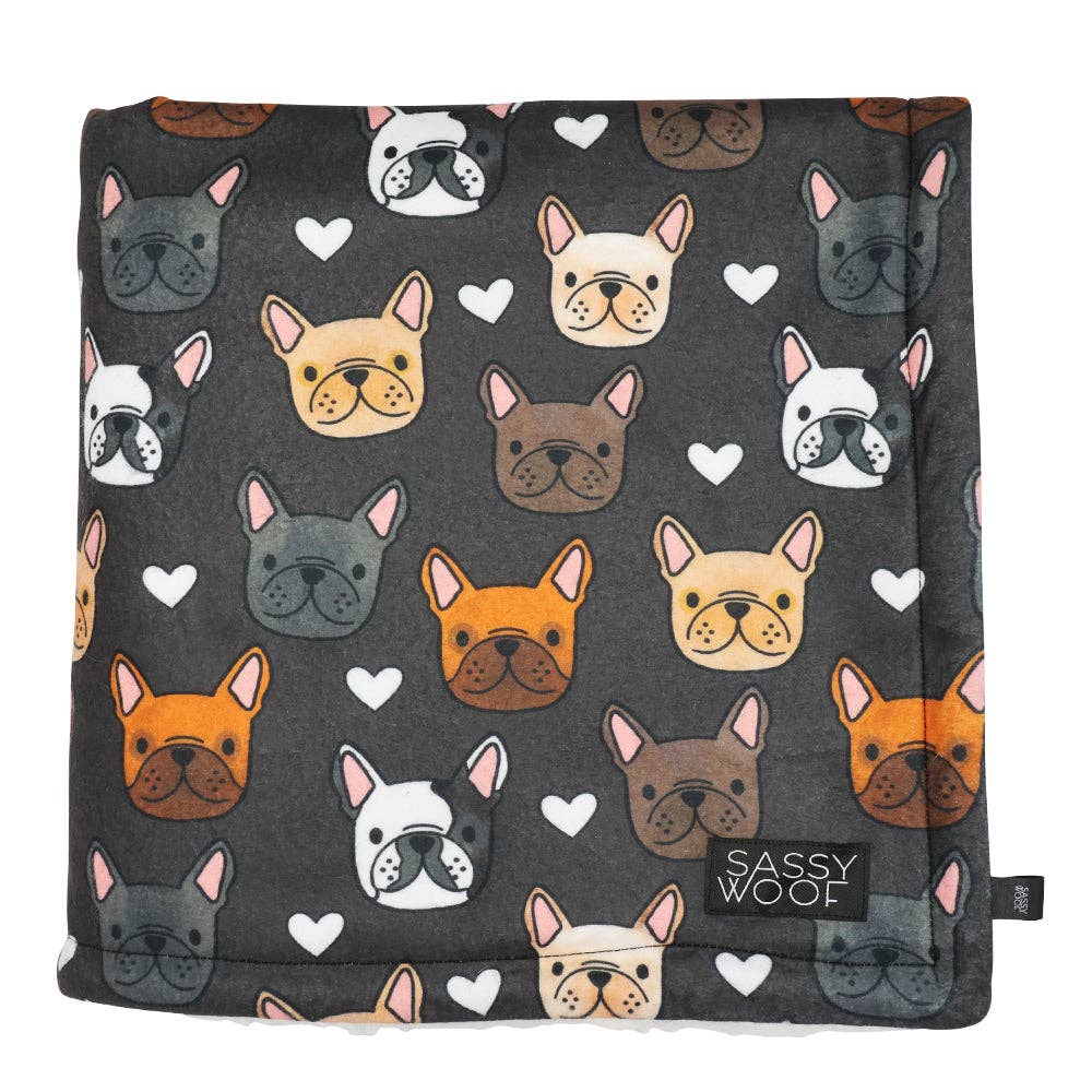 SASSY WOOF - Blanket - Fab Frenchies