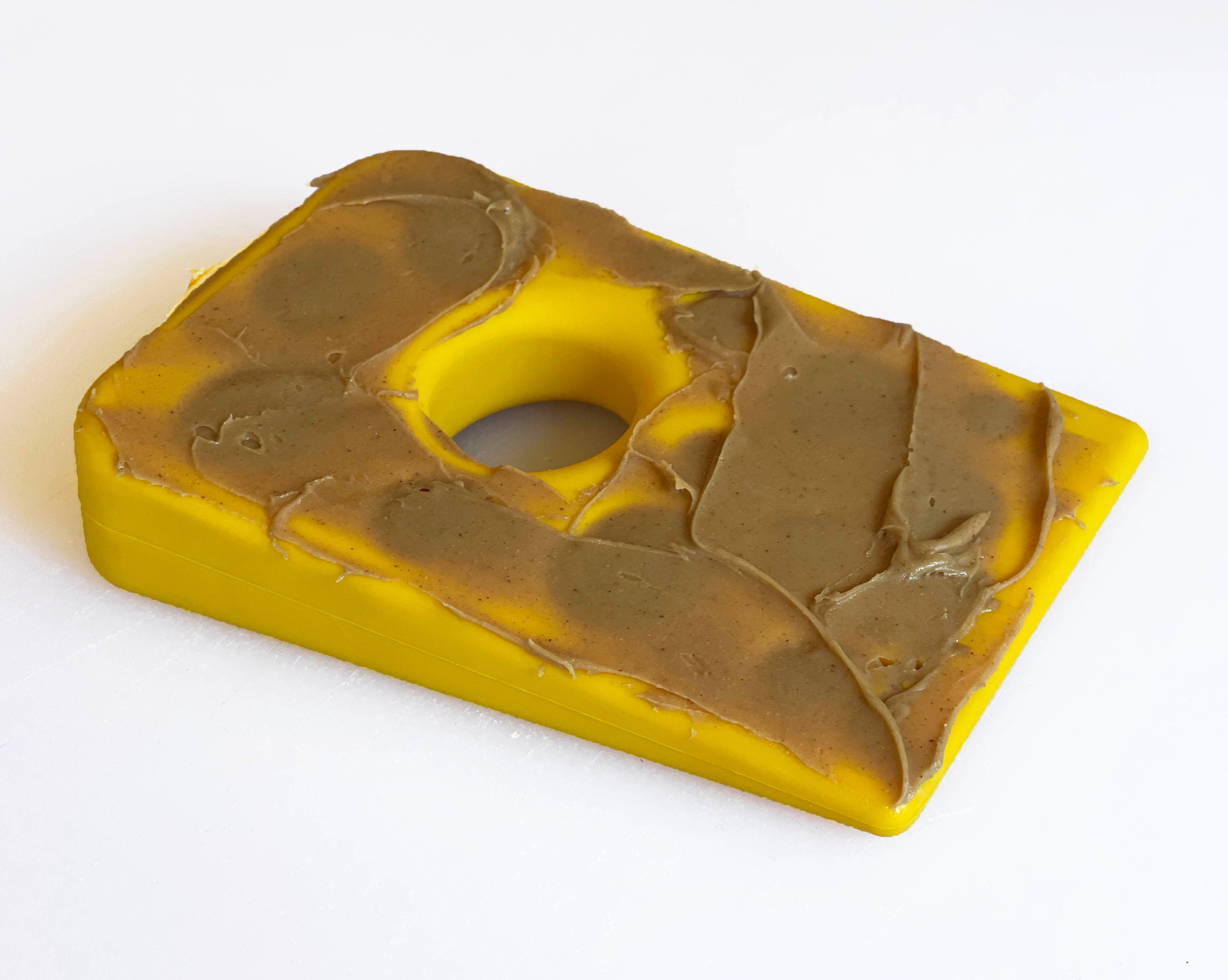 SodaPup Dog Toys - Swiss Cheese Wedge Durable Nylon Dog Chew Toy for Aggressive