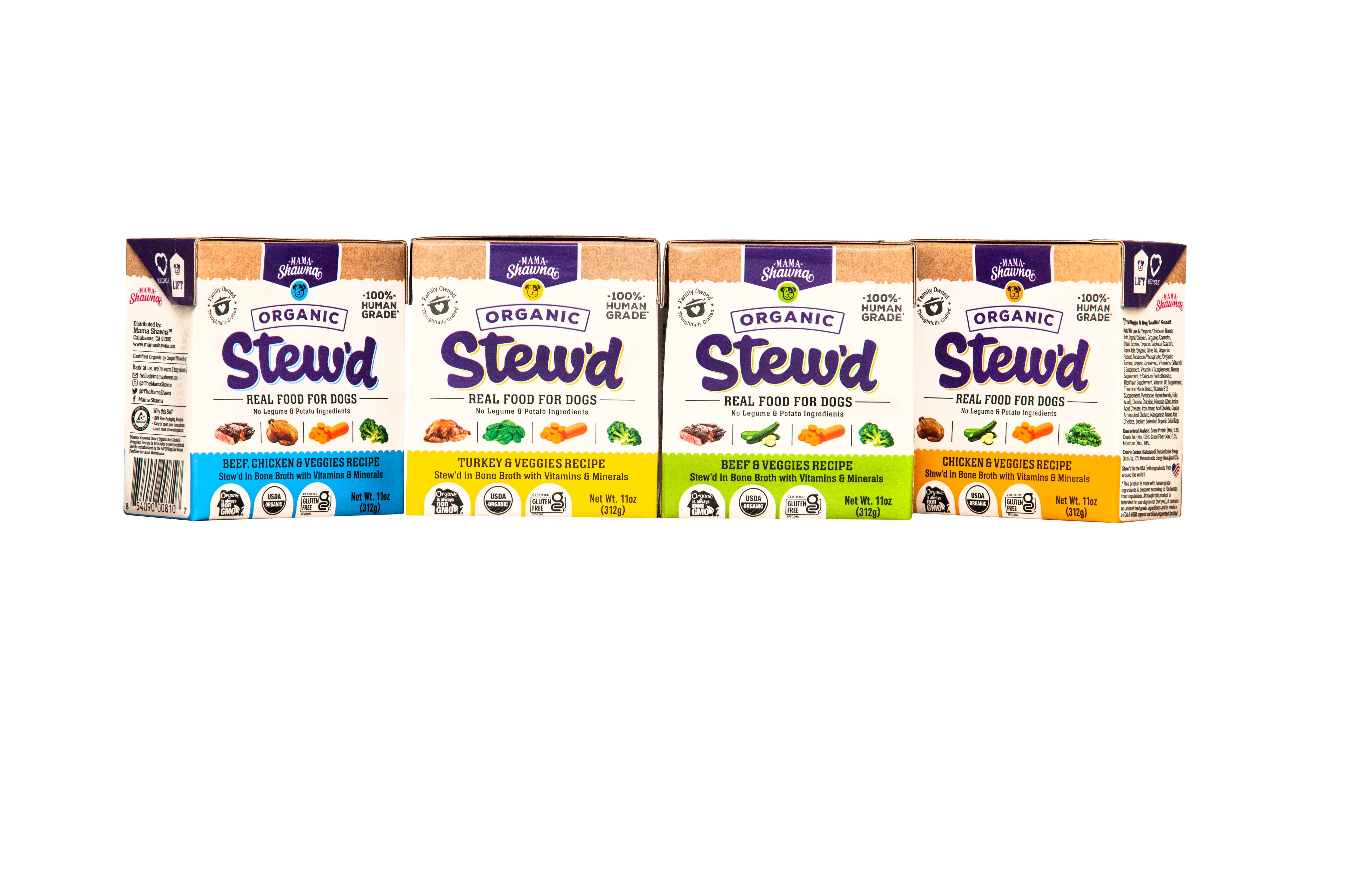 Mama Shawna - Stew'd Organic Dog Beef & Veggies Recipe: Purple