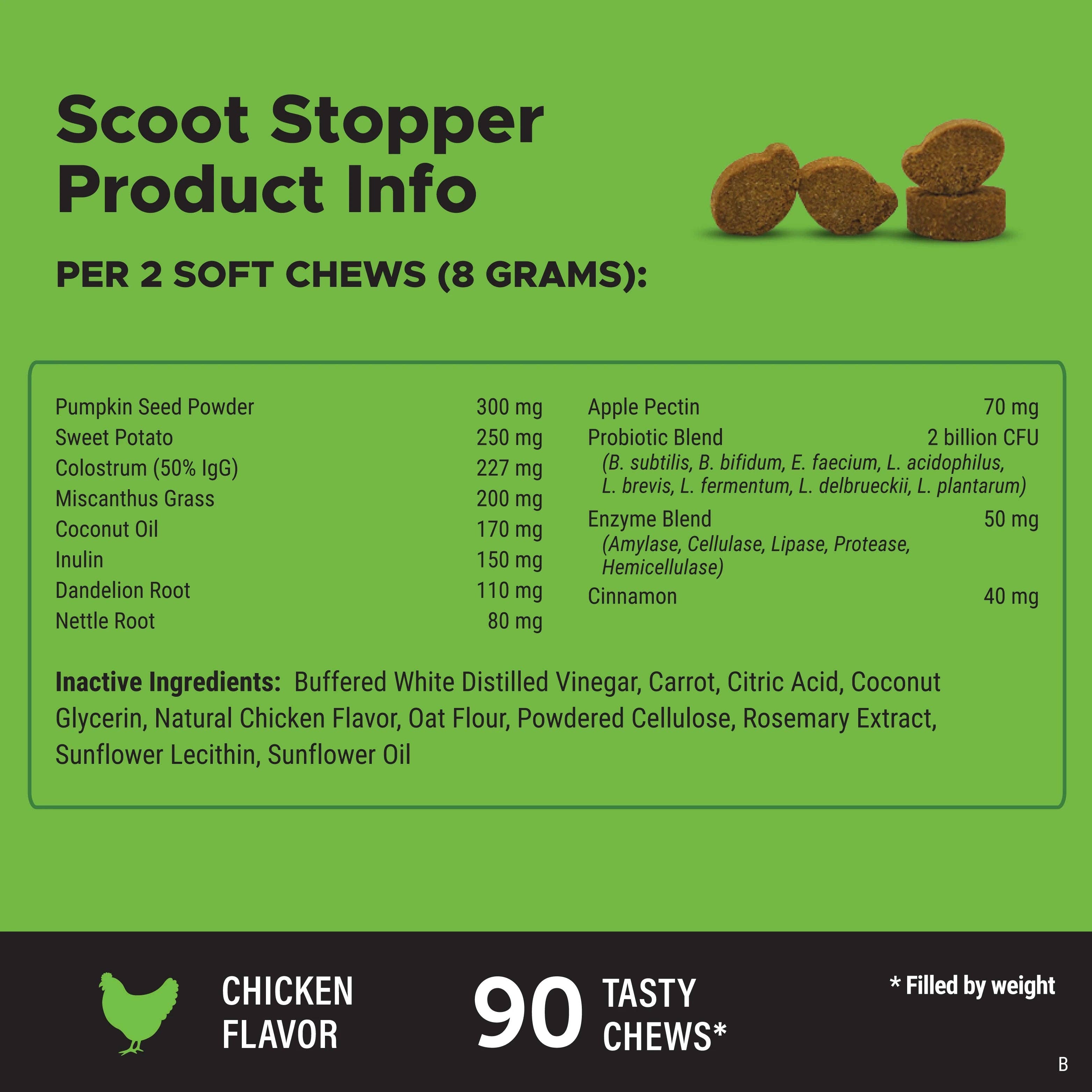 Pet Honesty - Scoot Stopper (Chicken Flavor)