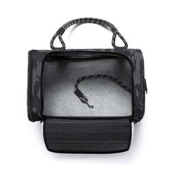 ROVERLUND - OUT-OF-OFFICE PET CARRIER PRO EDITION: BLACK CAMO / BLACK / LARGE - UP TO 25LBS