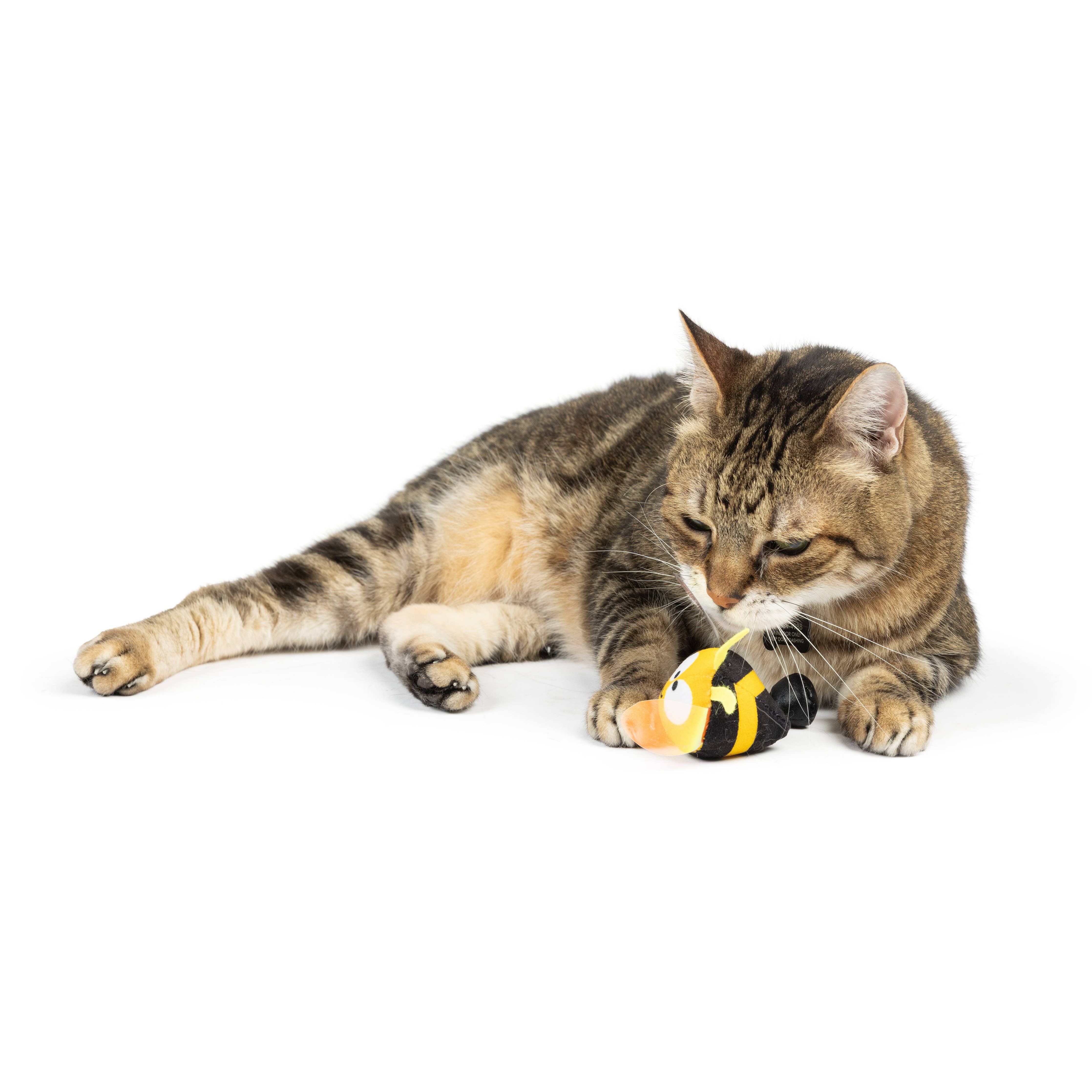 Huxley & Kent - Bumble Bee Flinger Cat Toy: One Size