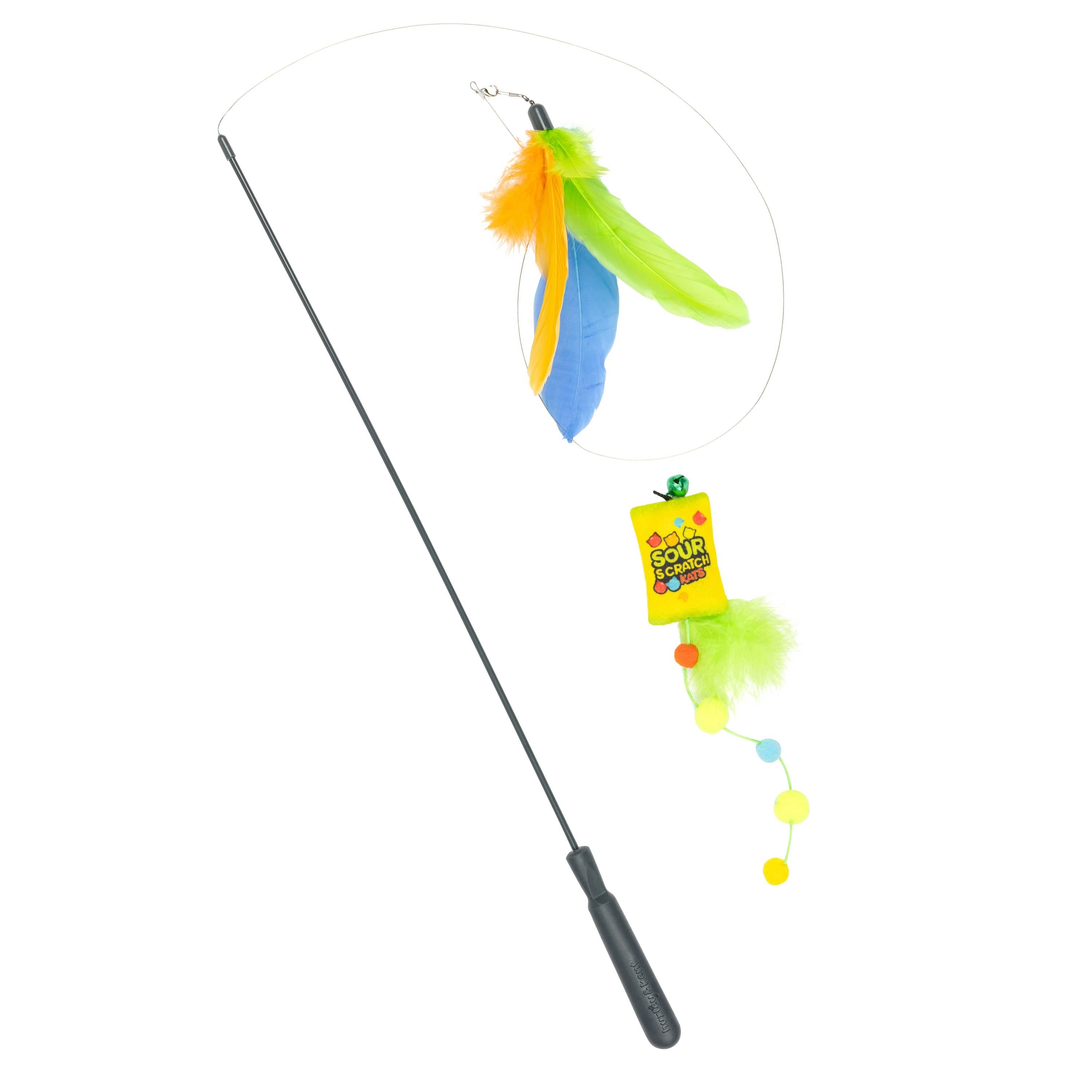 Huxley & Kent - Teaser Sour Scratch Wand Cat Toy: One Size